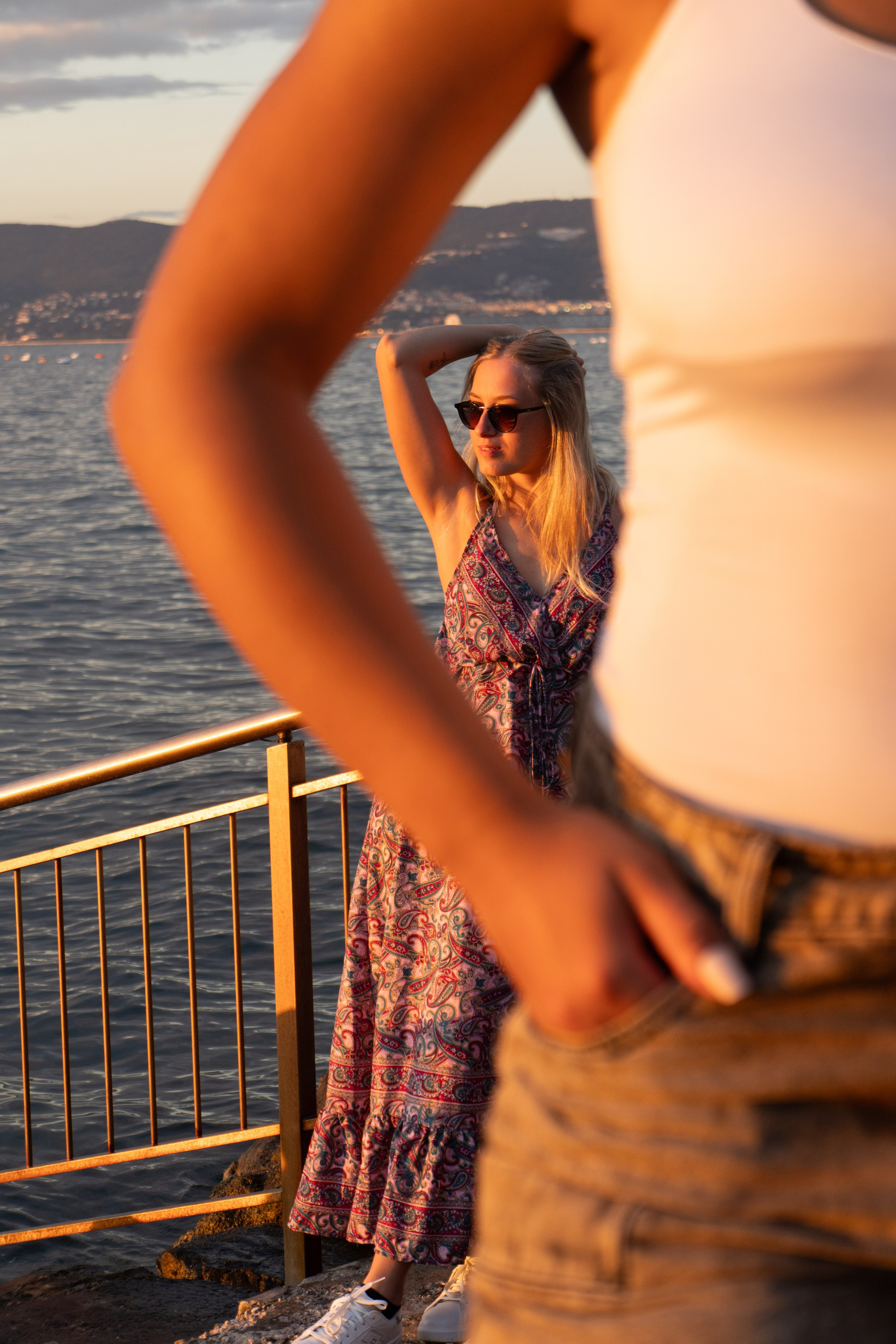 Photoshooting al mare, 2 amiche 