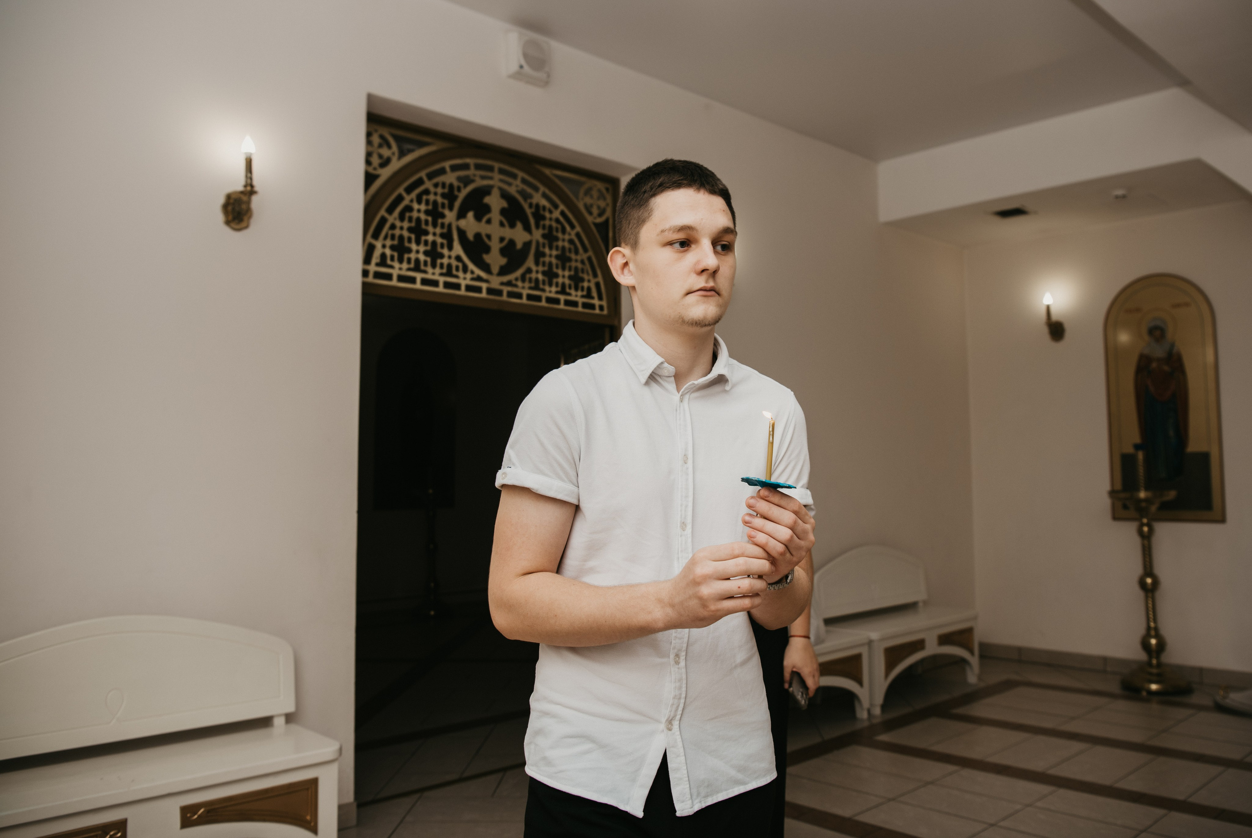 Крещение Евгения. Фотограф на выписку из роддома в Москве и МО