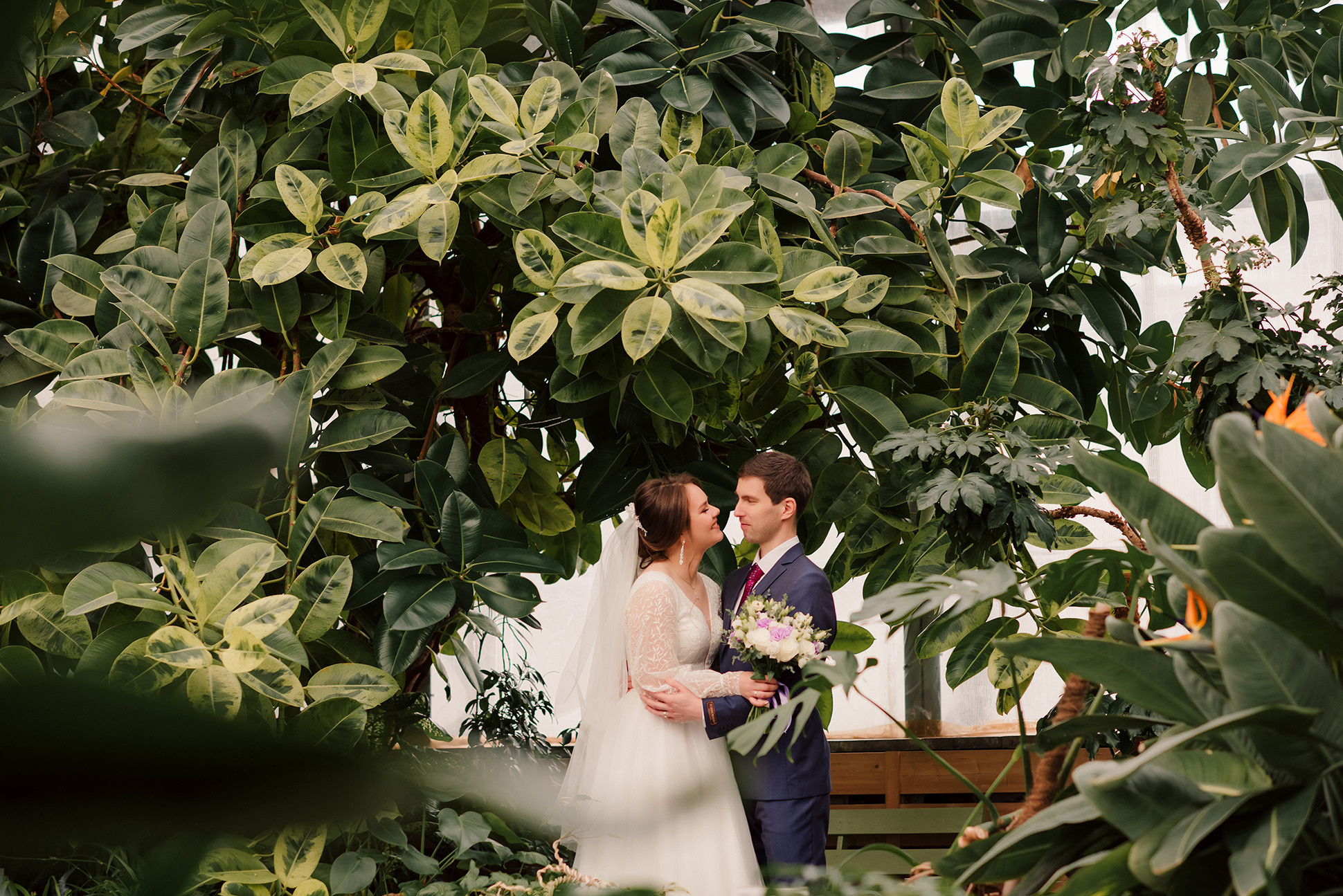 Наталия и Павел. Оранжерея Таврического сада. Семейный и Свадебный фотограф. Санкт-Петербург. Пушкин