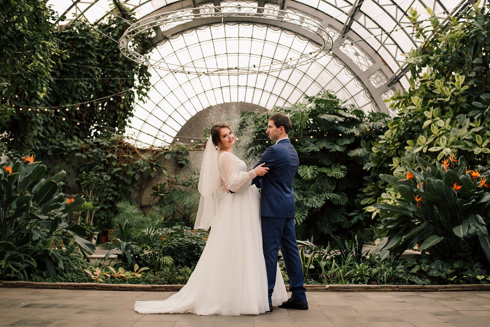 Наталия и Павел. Оранжерея Таврического сада. Семейный и Свадебный фотограф. Санкт-Петербург. Пушкин