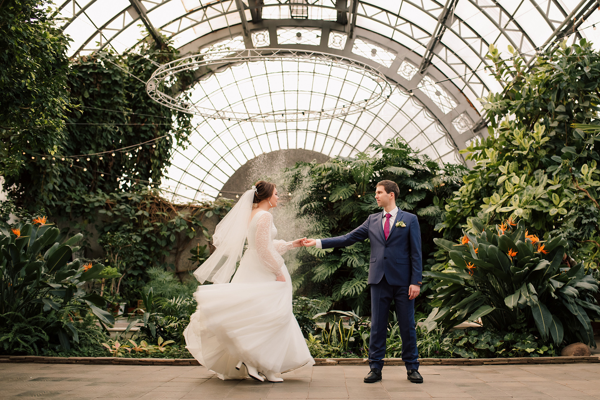Наталия и Павел. Оранжерея Таврического сада. Семейный и Свадебный фотограф. Санкт-Петербург. Пушкин