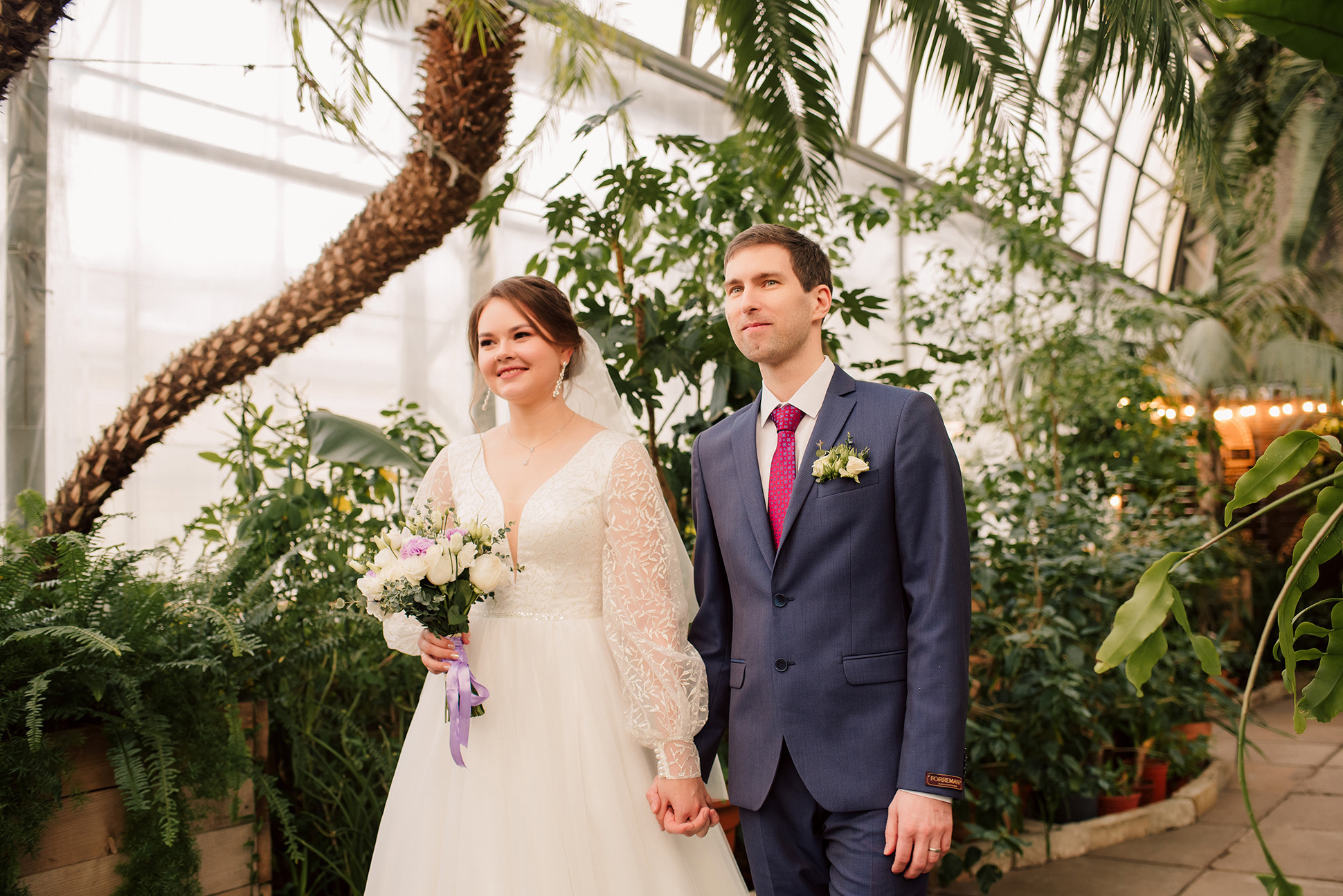 Наталия и Павел. Оранжерея Таврического сада. Семейный и Свадебный фотограф. Санкт-Петербург. Пушкин
