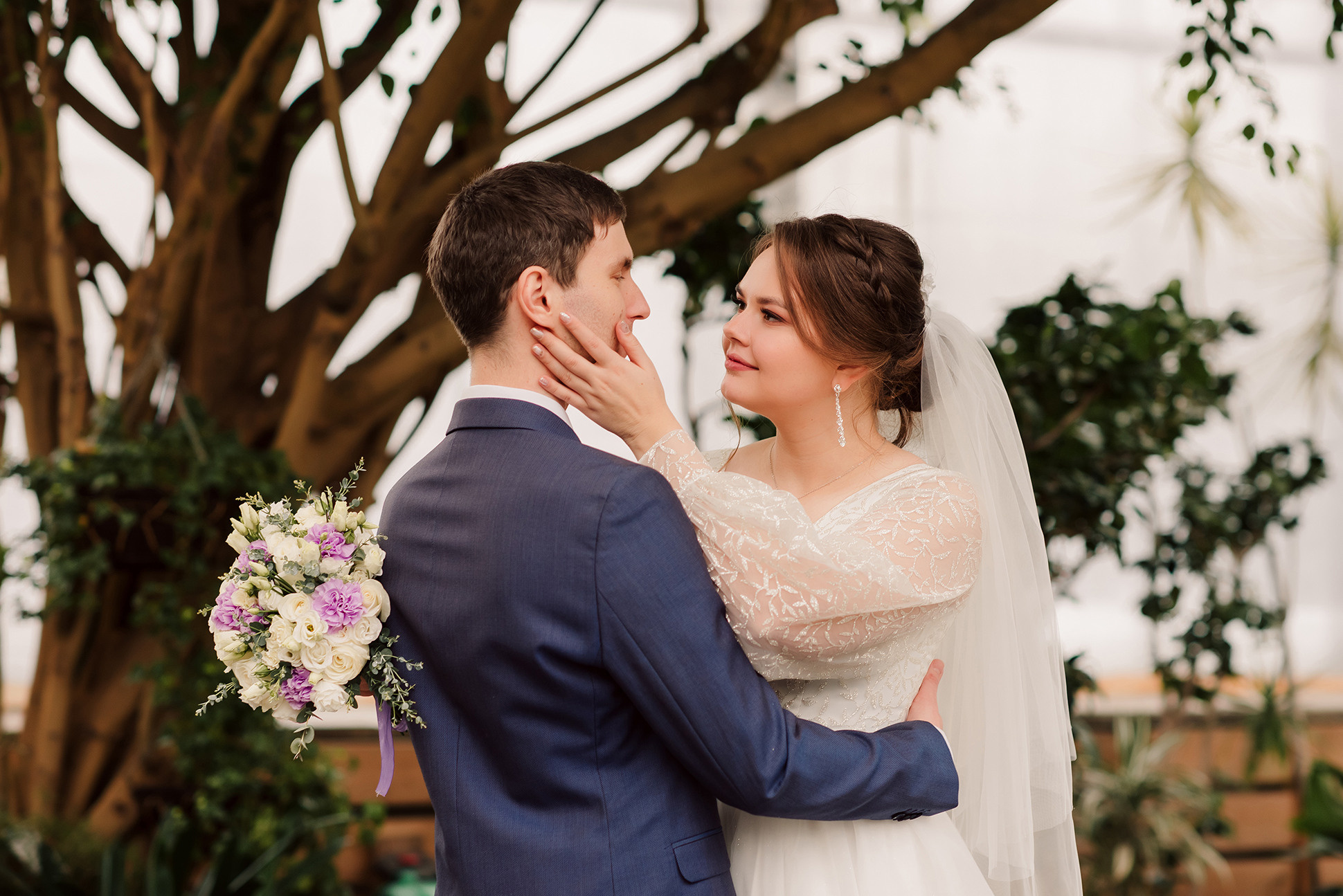 Наталия и Павел. Оранжерея Таврического сада. Семейный и Свадебный фотограф. Санкт-Петербург. Пушкин