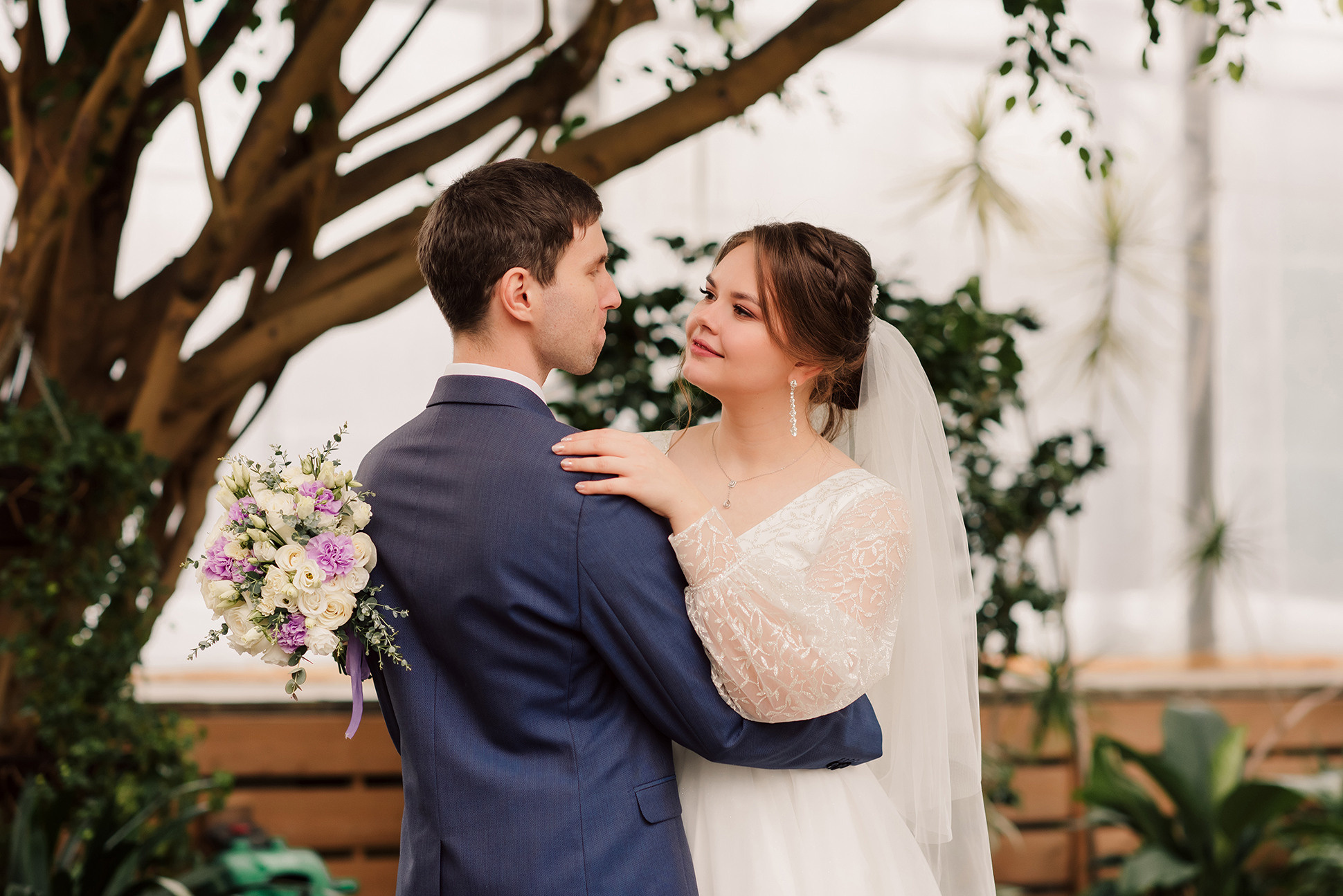 Наталия и Павел. Оранжерея Таврического сада. Семейный и Свадебный фотограф. Санкт-Петербург. Пушкин
