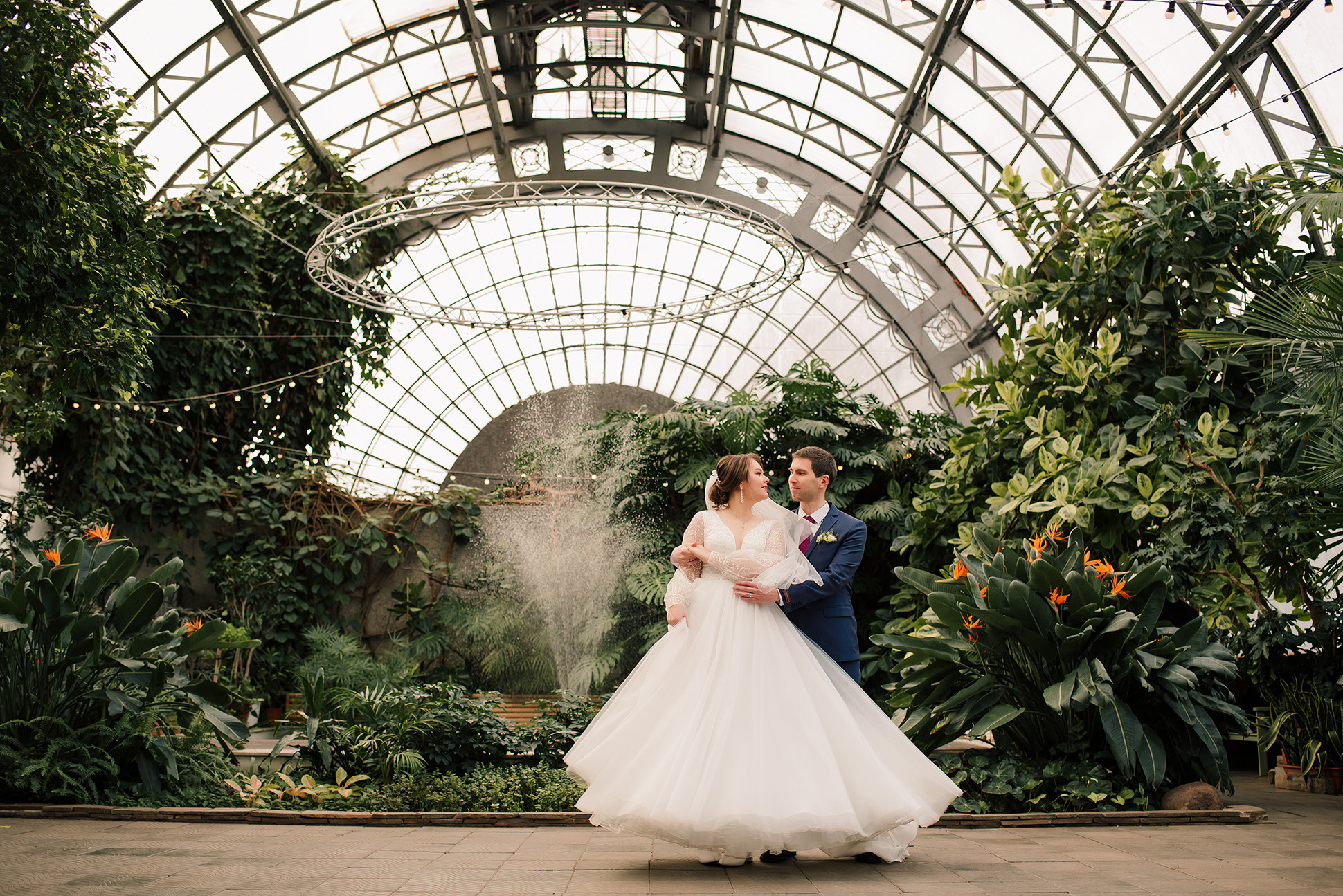 Наталия и Павел. Оранжерея Таврического сада. Семейный и Свадебный фотограф. Санкт-Петербург. Пушкин