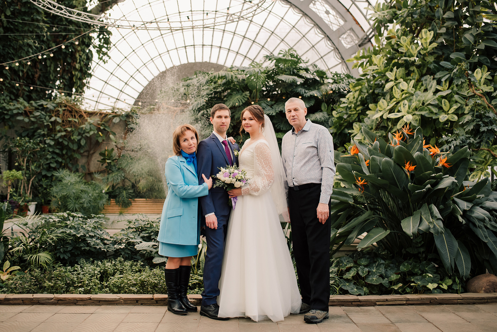 Наталия и Павел. Оранжерея Таврического сада. Семейный и Свадебный фотограф. Санкт-Петербург. Пушкин