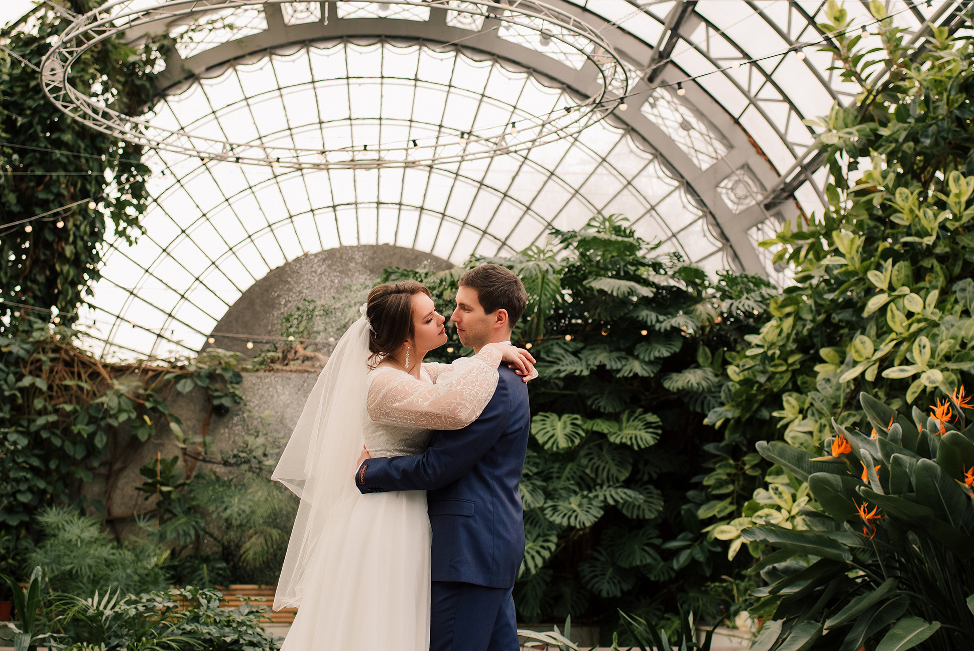 Наталия и Павел. Оранжерея Таврического сада. Семейный и Свадебный фотограф. Санкт-Петербург. Пушкин