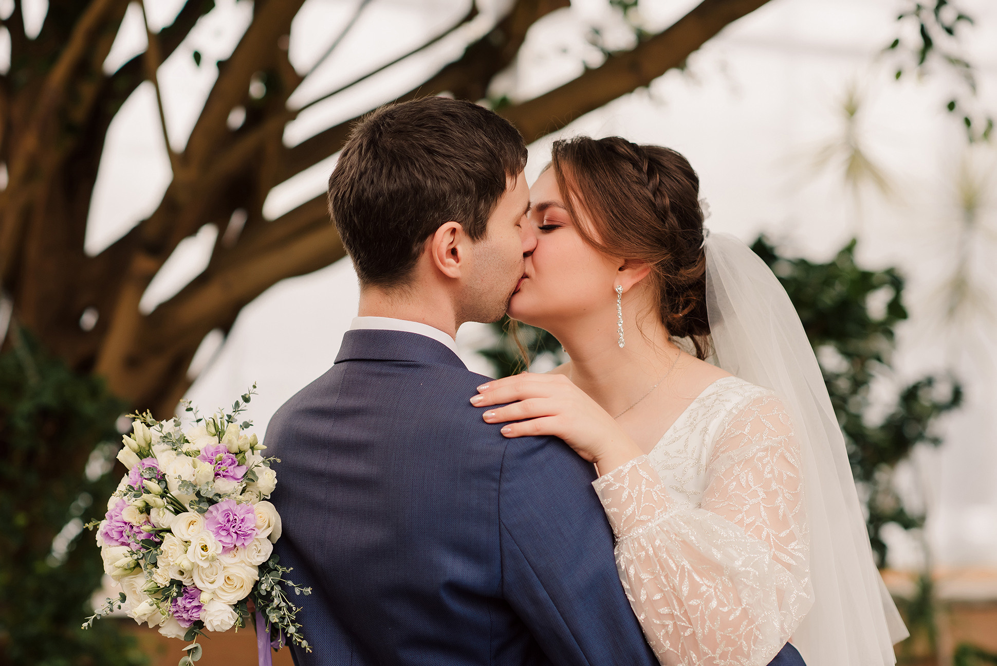 Наталия и Павел. Оранжерея Таврического сада. Семейный и Свадебный фотограф. Санкт-Петербург. Пушкин