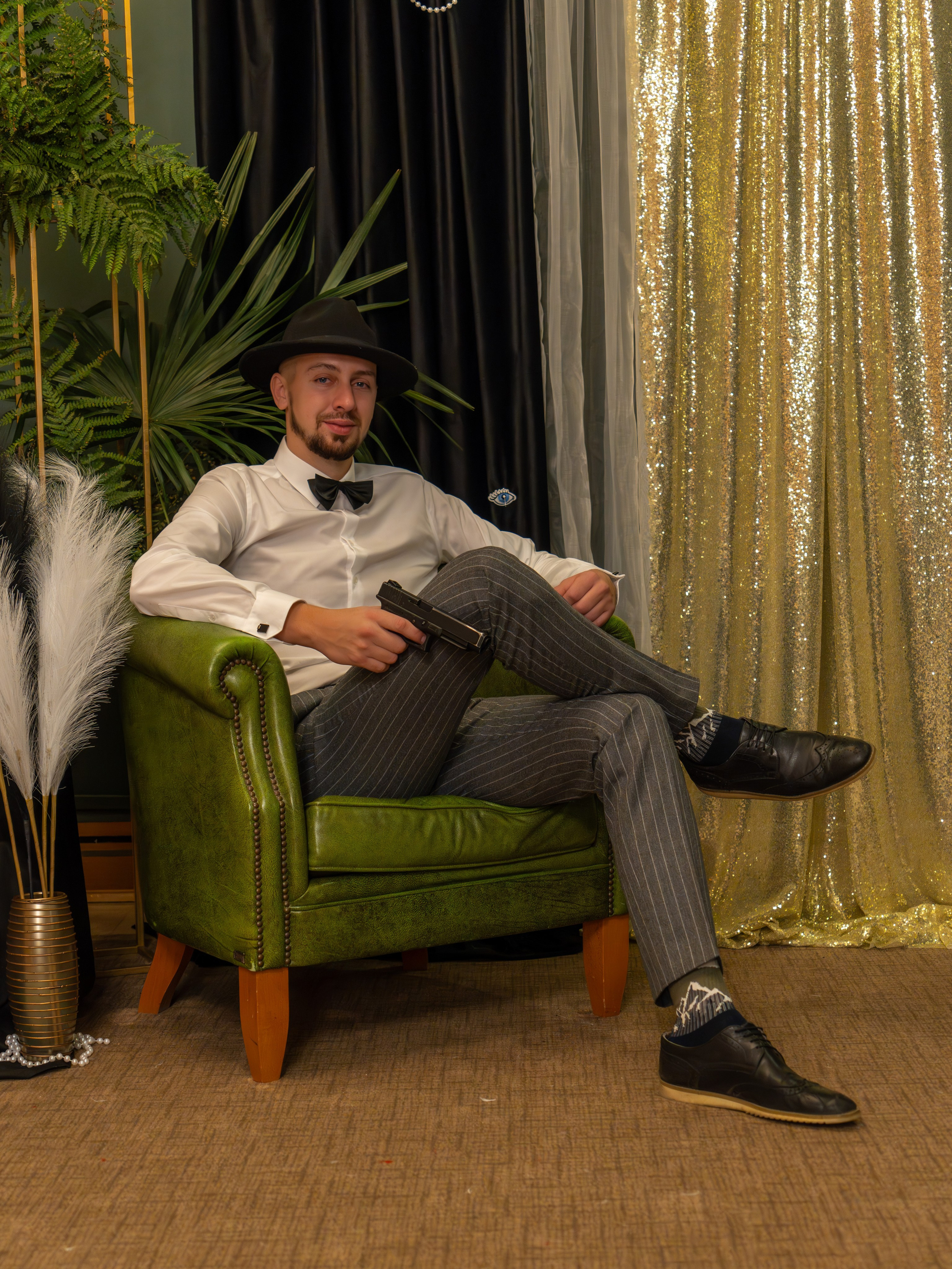 Новый год в стиле Great Gatsby. Репортажный фотограф в Красной Поляне и Сочи Павлюченко Екатерина