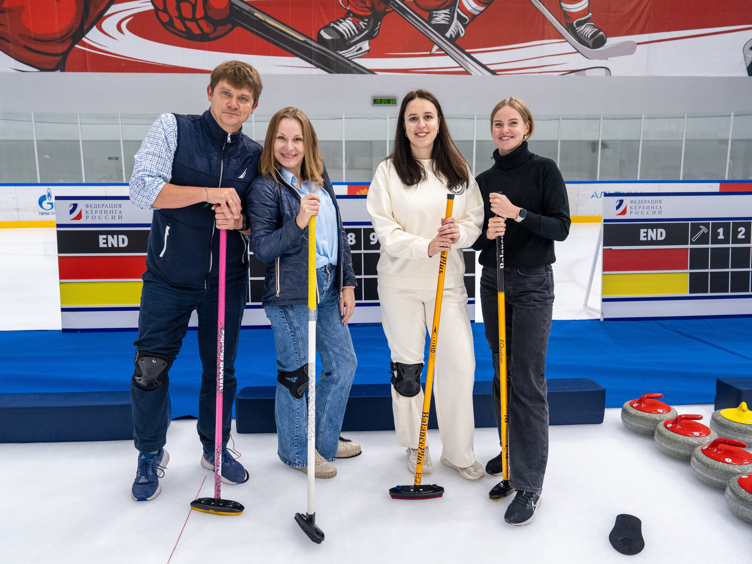 Керлинг для компании Р-Фарм. Репортажный фотограф в Красной Поляне и Сочи Павлюченко Екатерина