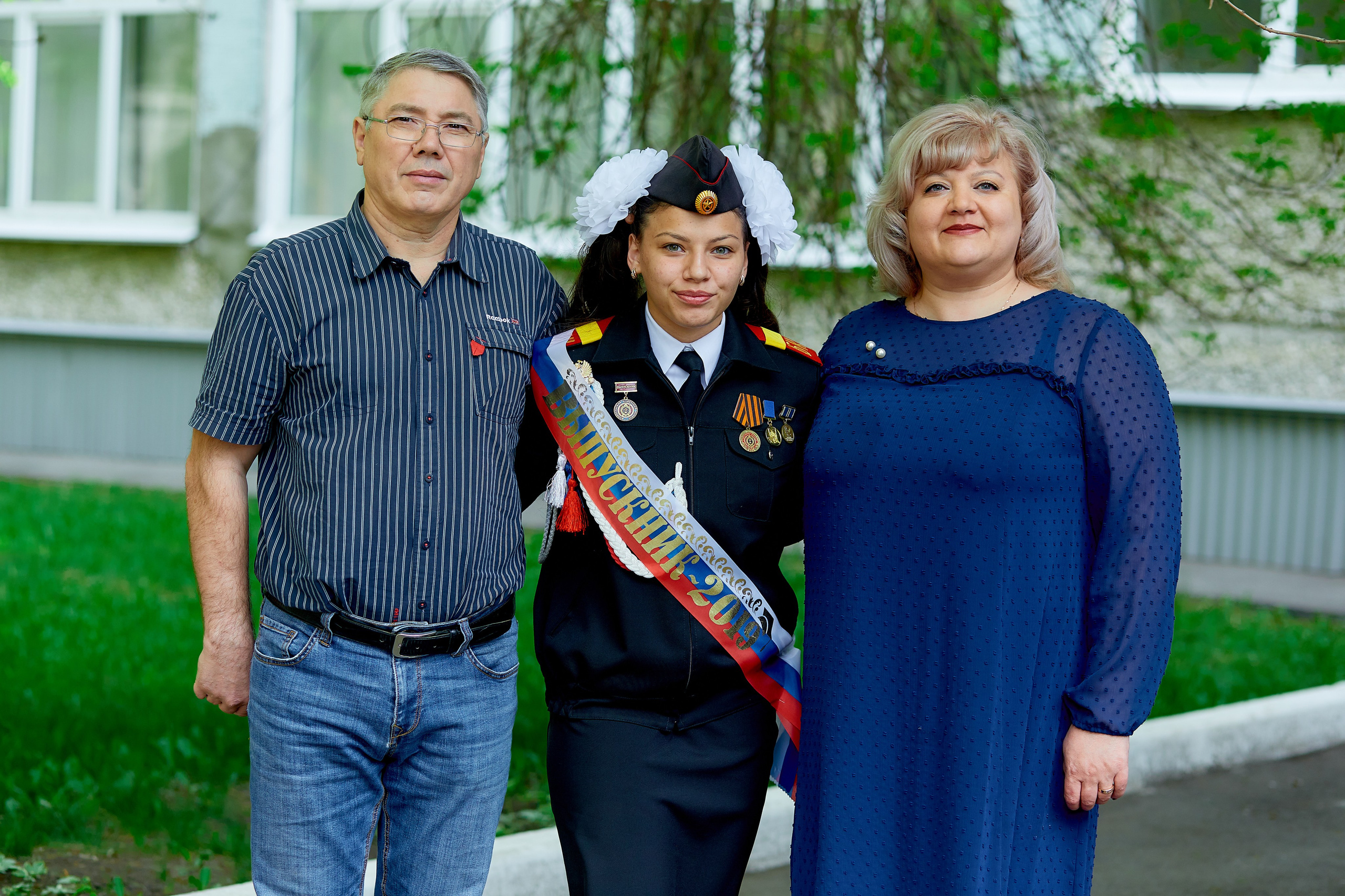 Кадеты последний звонок. Фотограф Вячеслав Фарунин