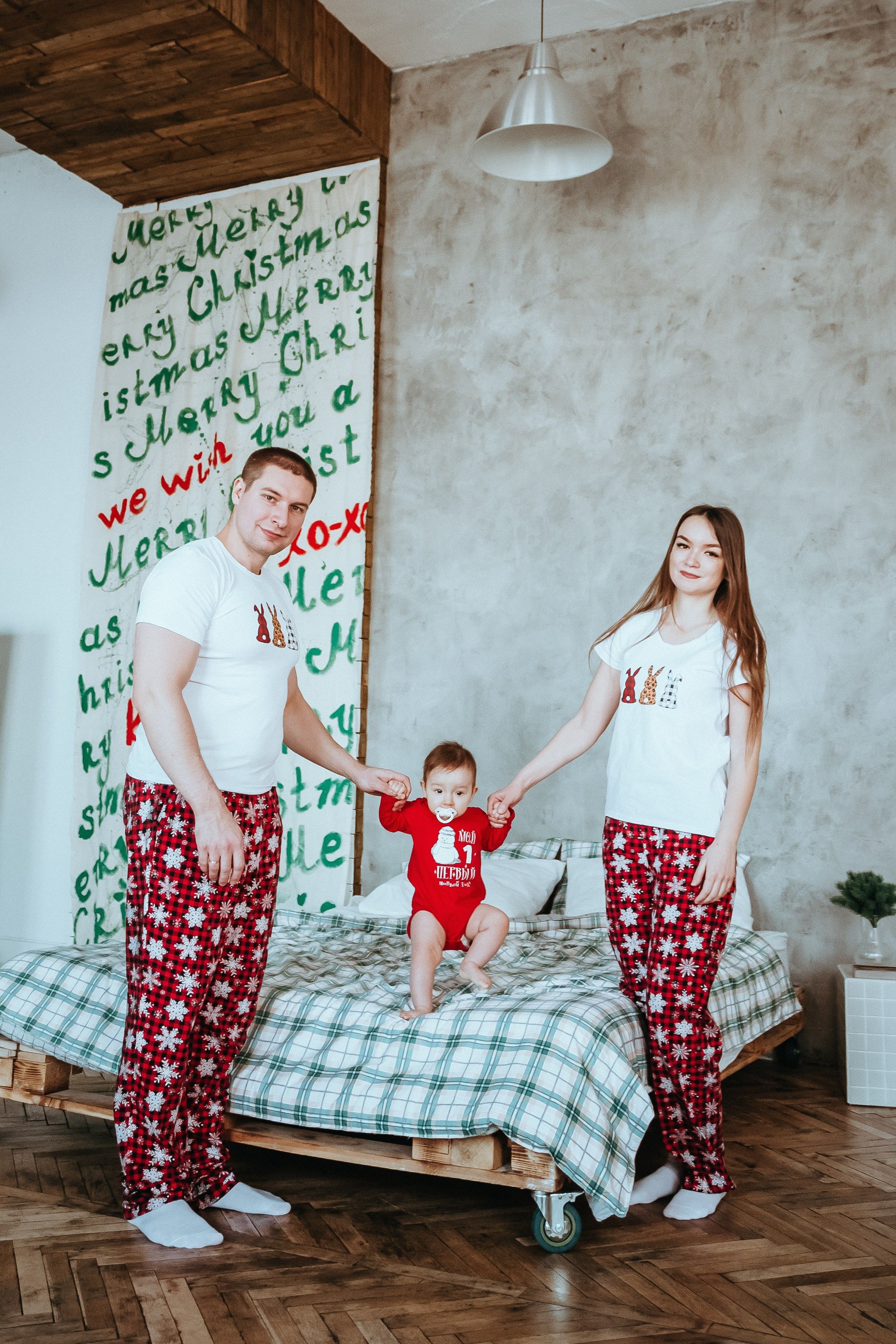 Новогодняя семейная фотосессия Кемерово