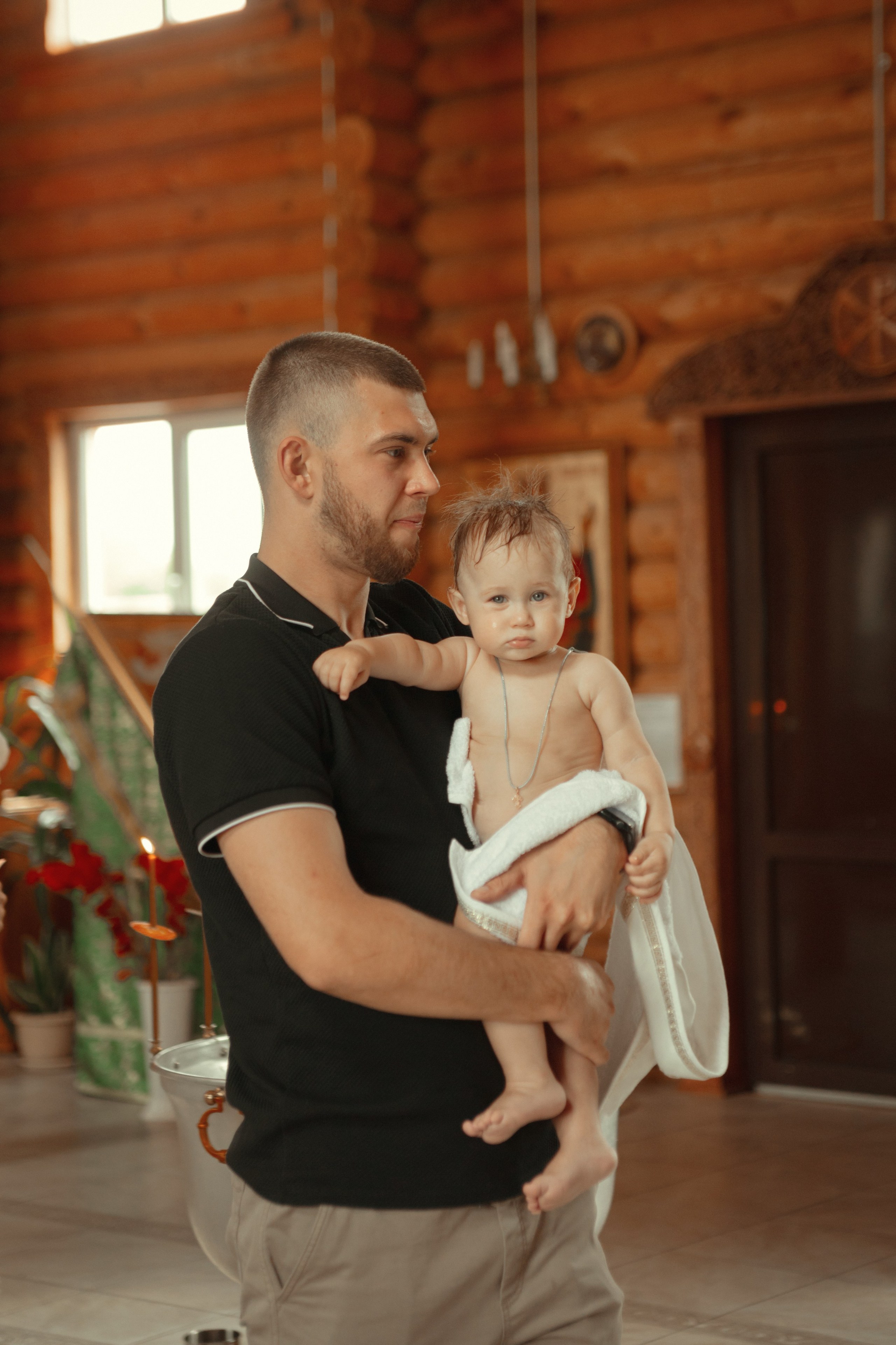 Крещение Александра Храм блаженной Матроны Московской. Фотограф новорожденных Оренбург Оксана Трофимова