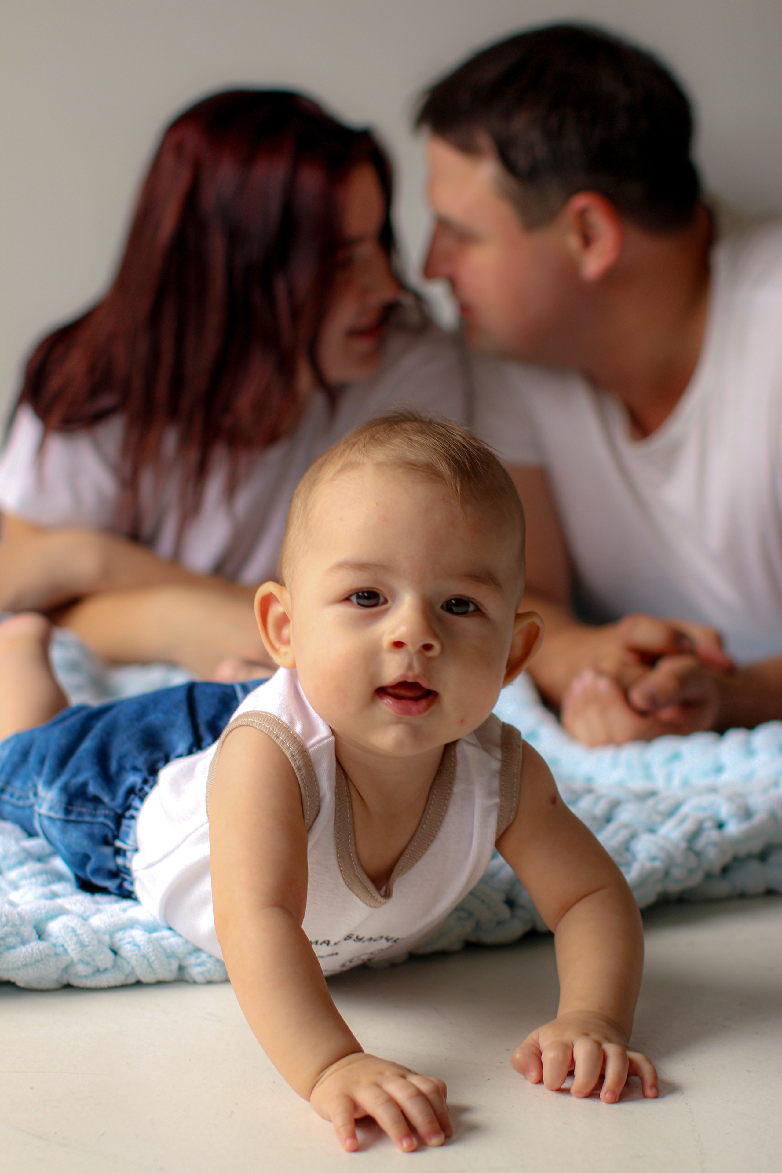 Роман, Елена и Матвей. Семейный и детский newborn фотограф в Ростове-на-Дону Наталья Лебедева