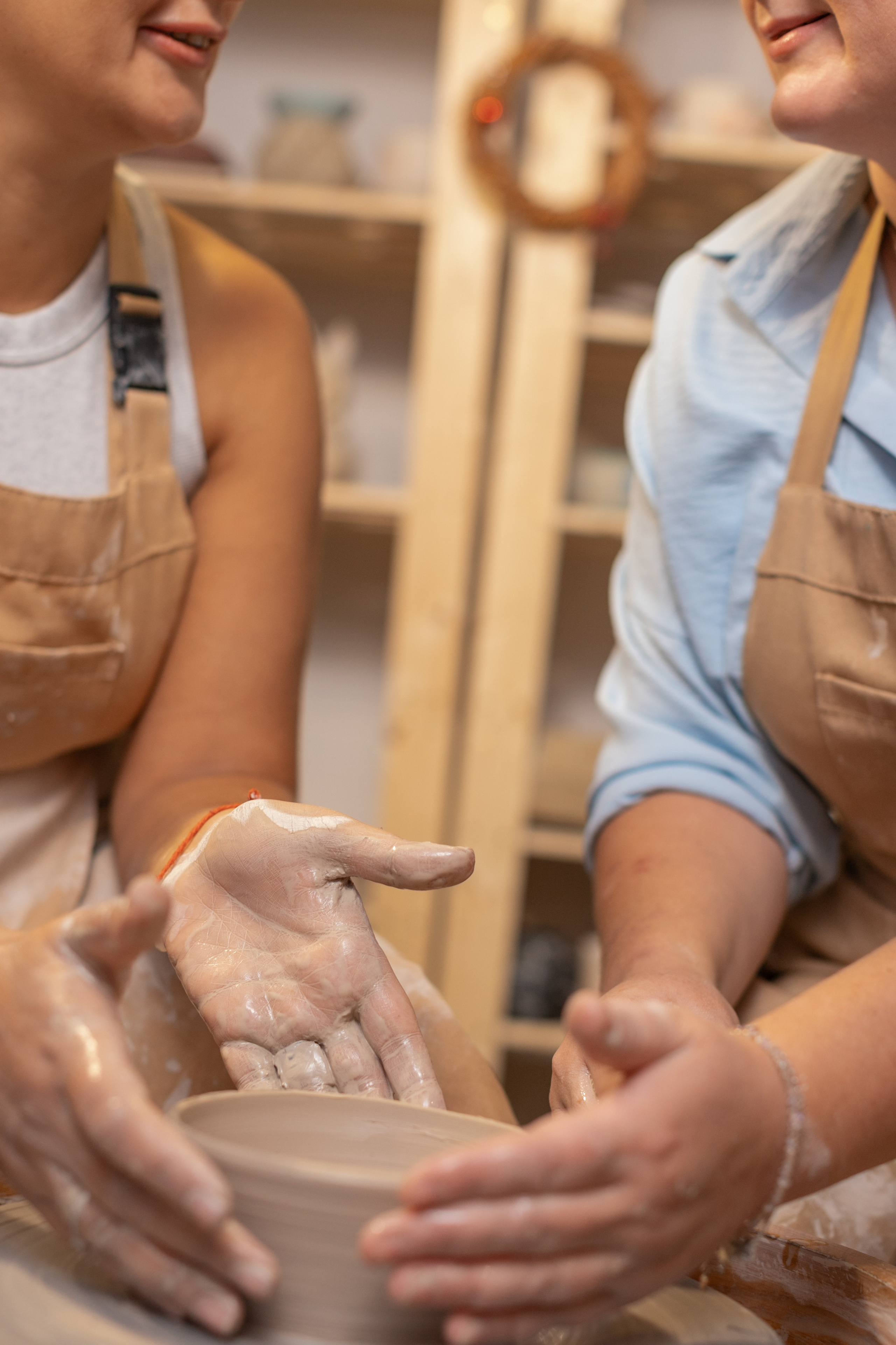 Гончарный МК Ирина и Юлия. Семейный и детский newborn фотограф в Ростове-на-Дону Наталья Лебедева