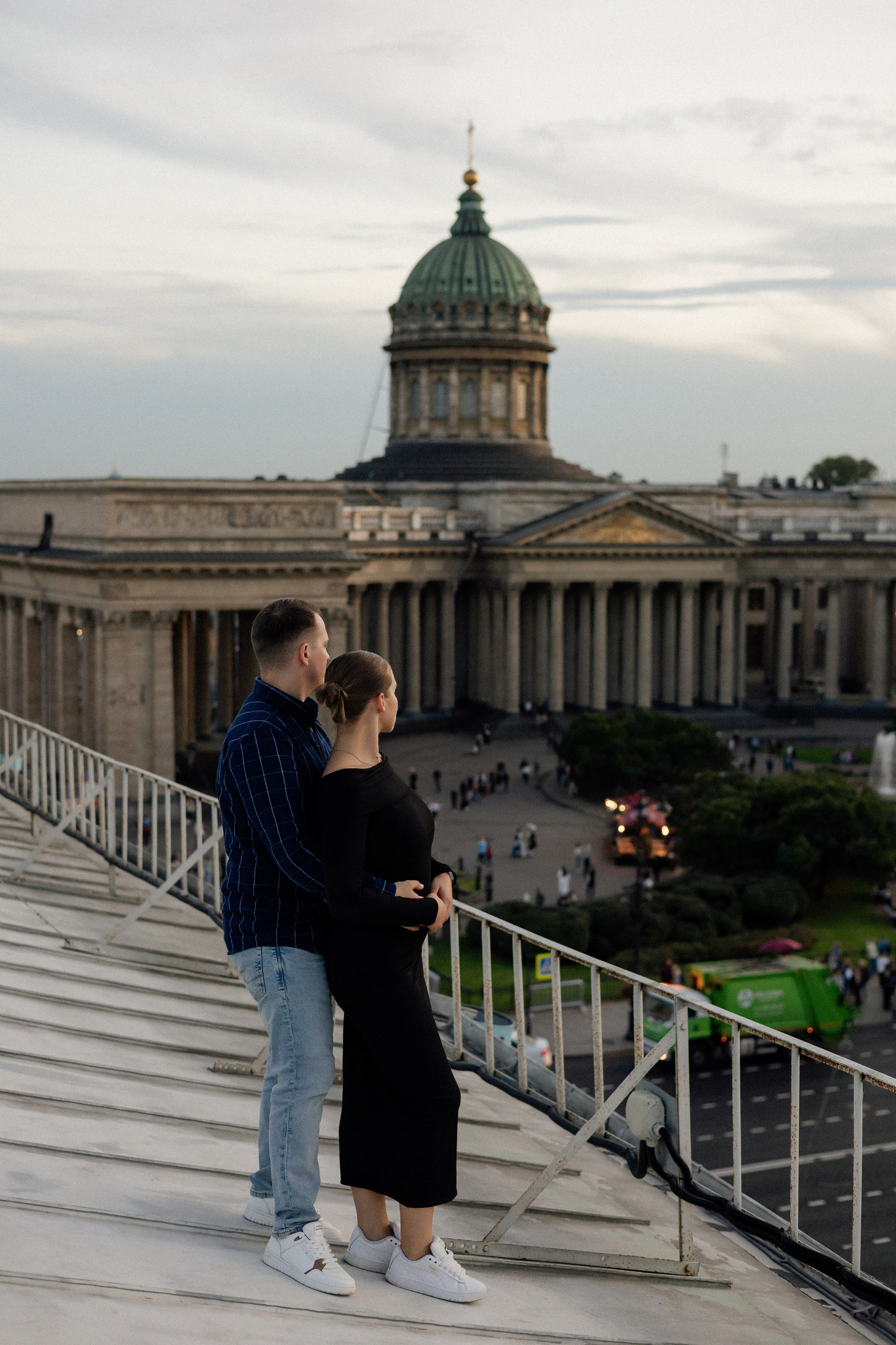 Романтика питерских крыш. Свадебный фотограф в Санкт-Петербурге Ксения Кобышева