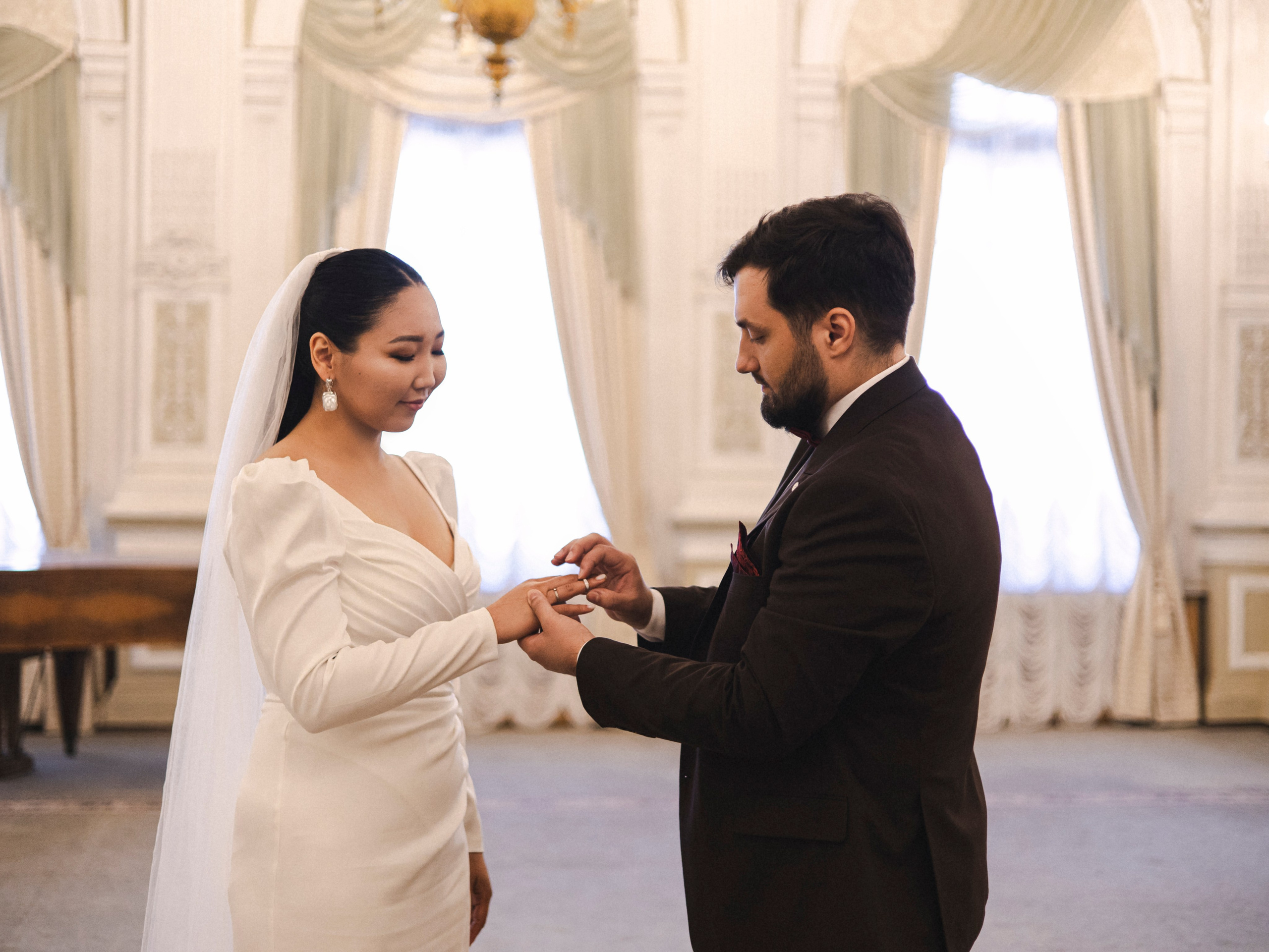 Дворец бракосочетания на Английской набережной. Фотограф СПБ Засорина Юлия