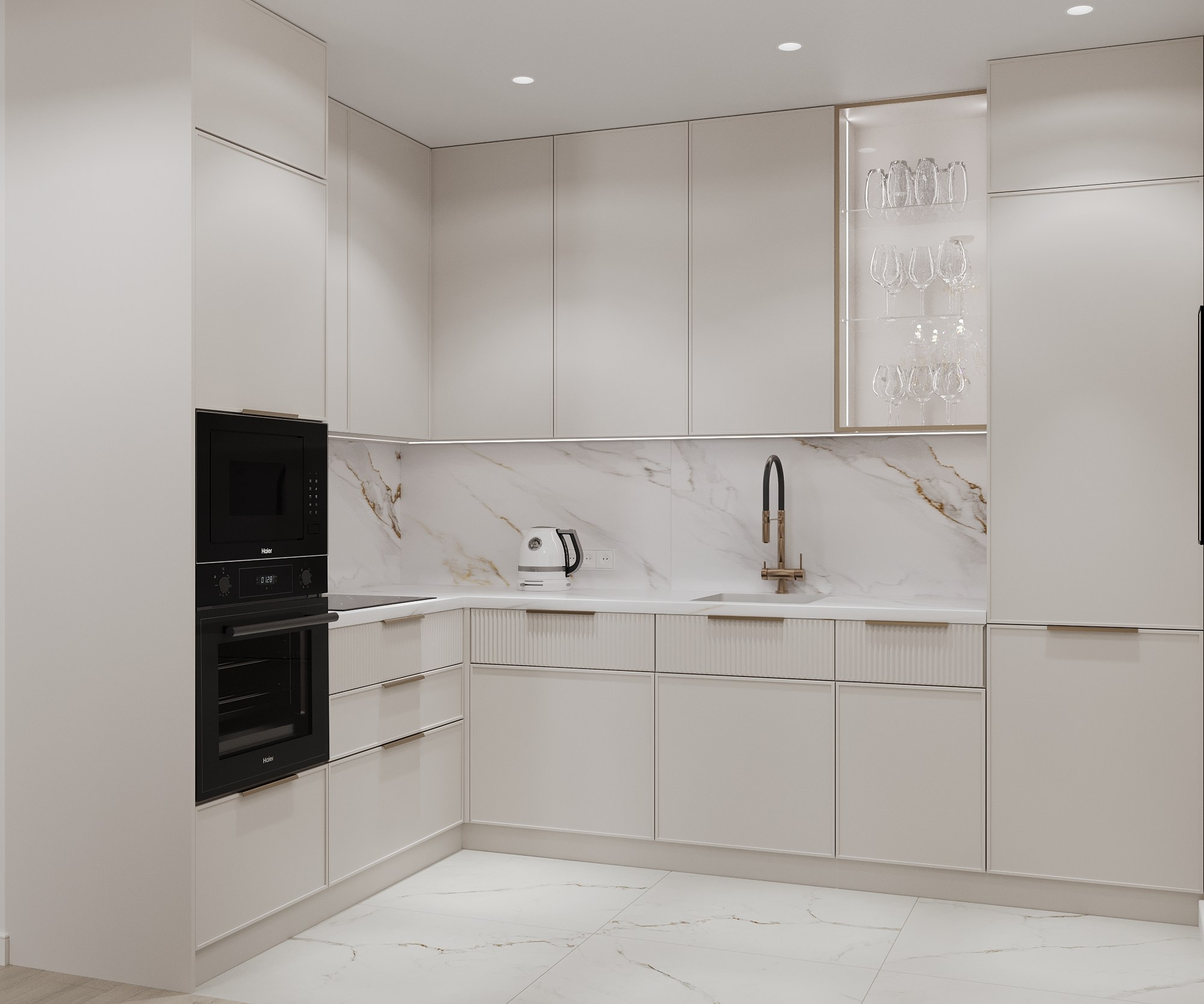 Квартира 55 кв. м. ЖК Кумир. Annything design