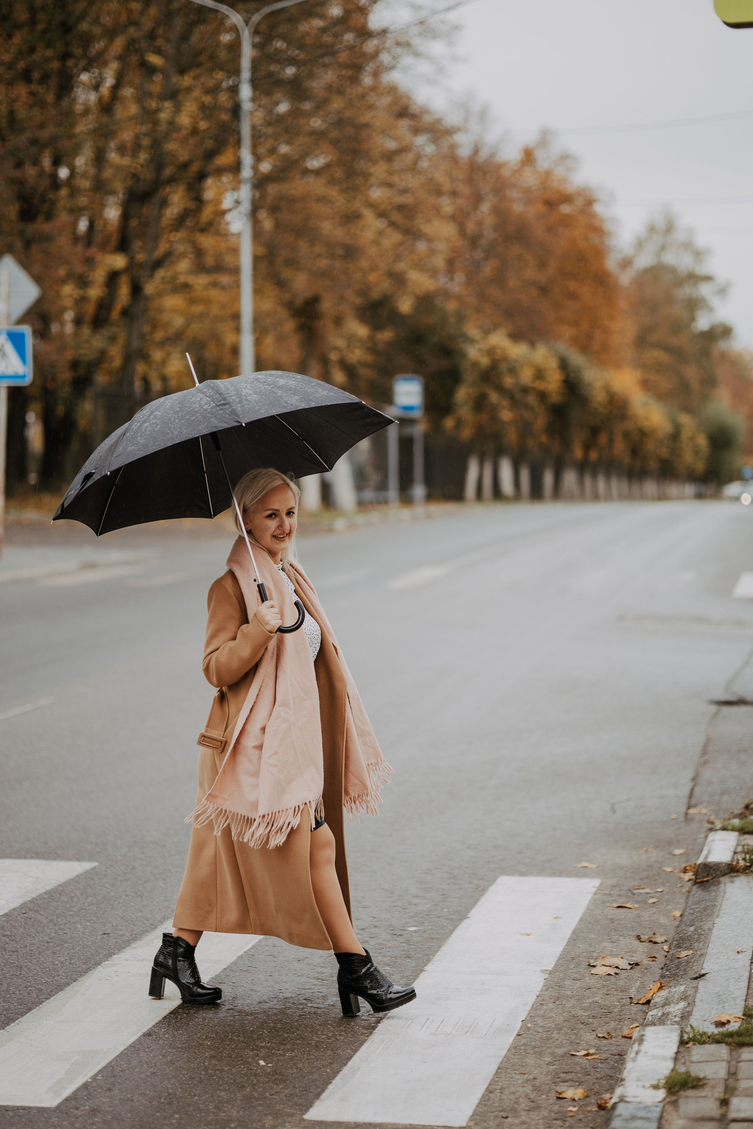 Осенняя прогулка с Марией. Выпускные альбомы в Серпухове