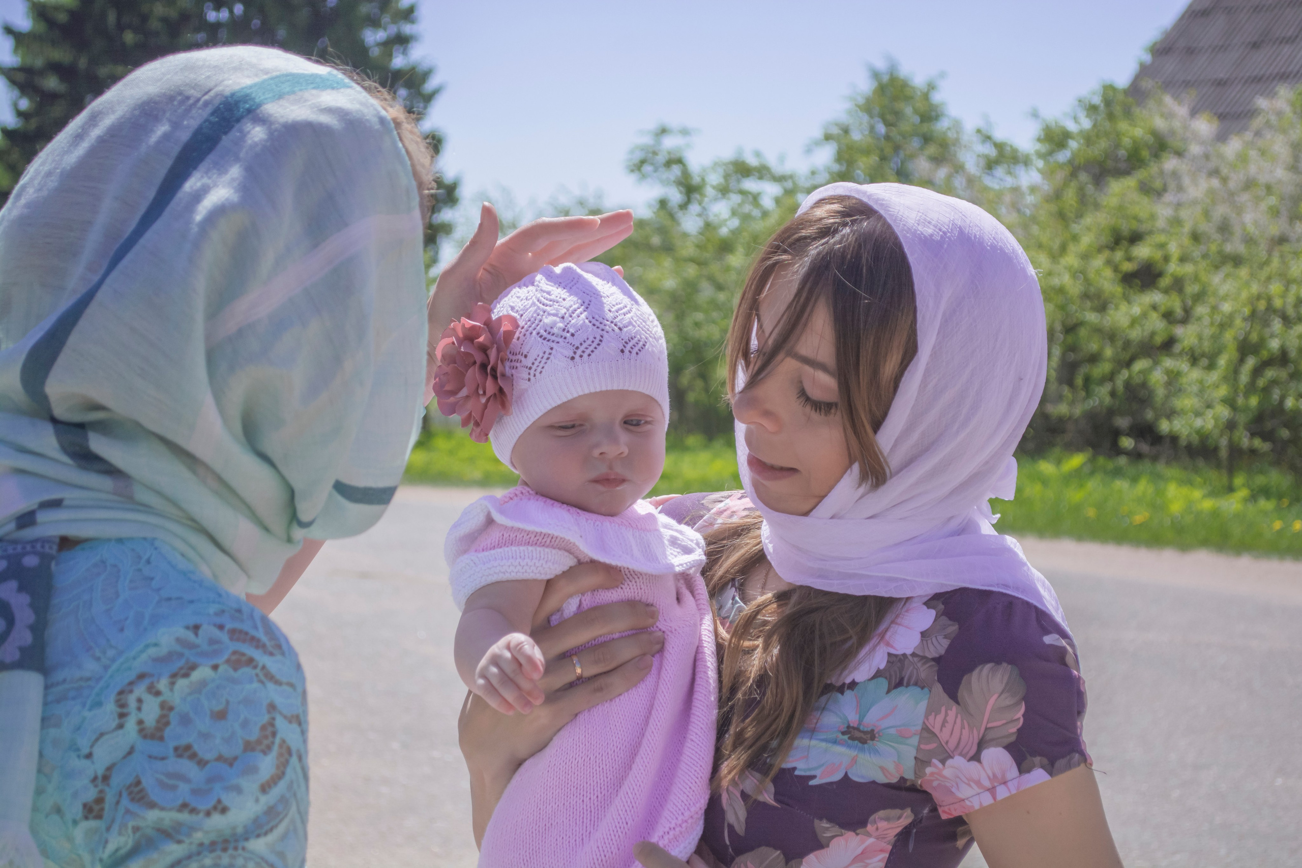 Крещение Василисы в храме Николая Чудотворца в д. Старый погост. Фотограф Евгений Егоров