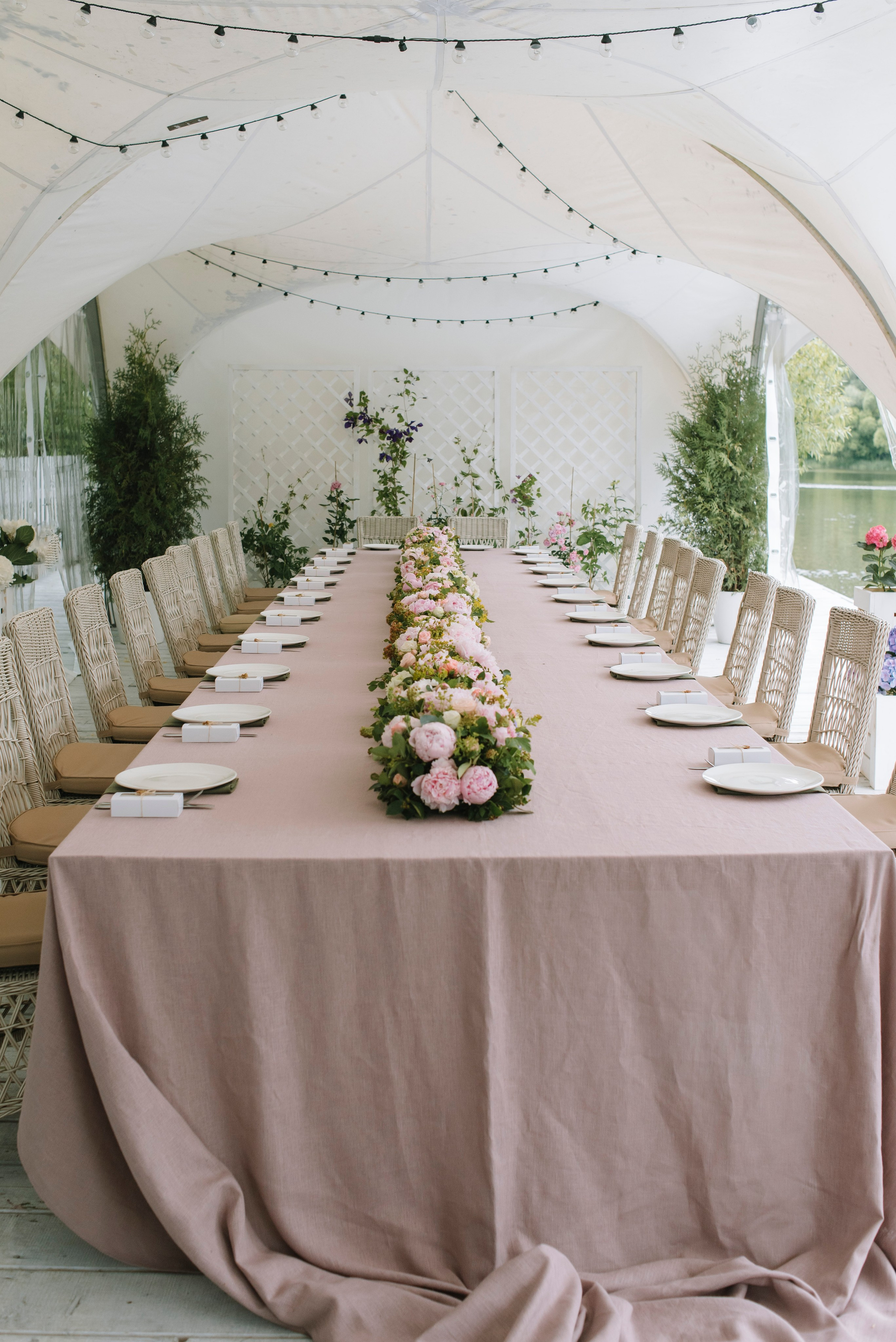 Ресторан Причал. Оформление свадеб, декор свадеб Вера Маркова, Москва