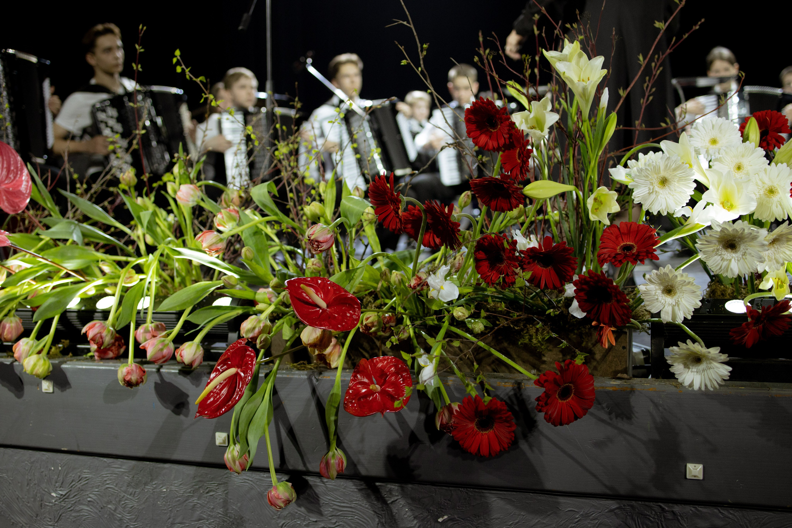 Оформление Отчетного концерта Музыкальной школы Глазунова. Оформление свадеб, декор свадеб Вера Маркова, Москва