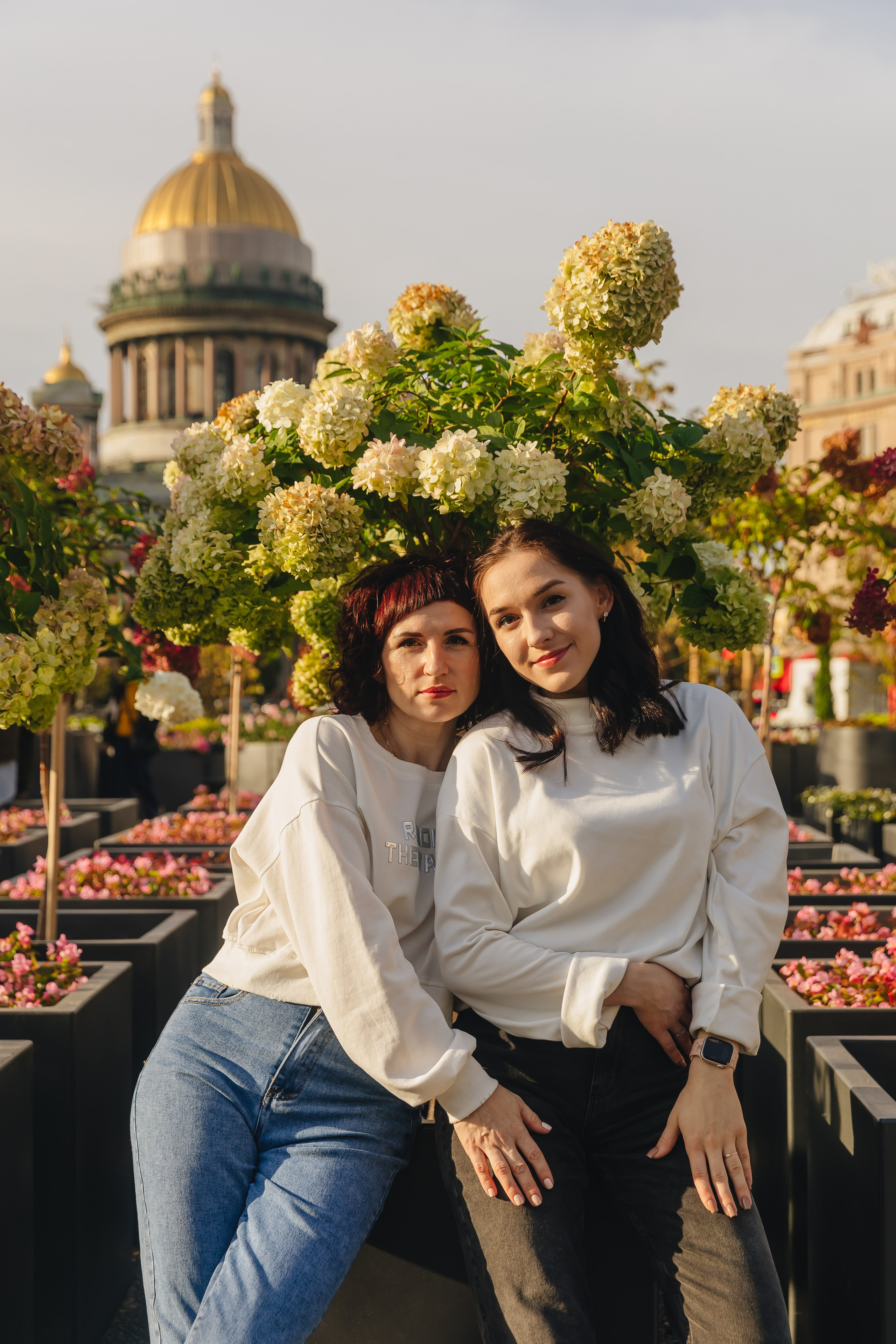 Прогулка Оли и Марины. Семейный фотограф в Санкт-Петербурге Ева Маркова