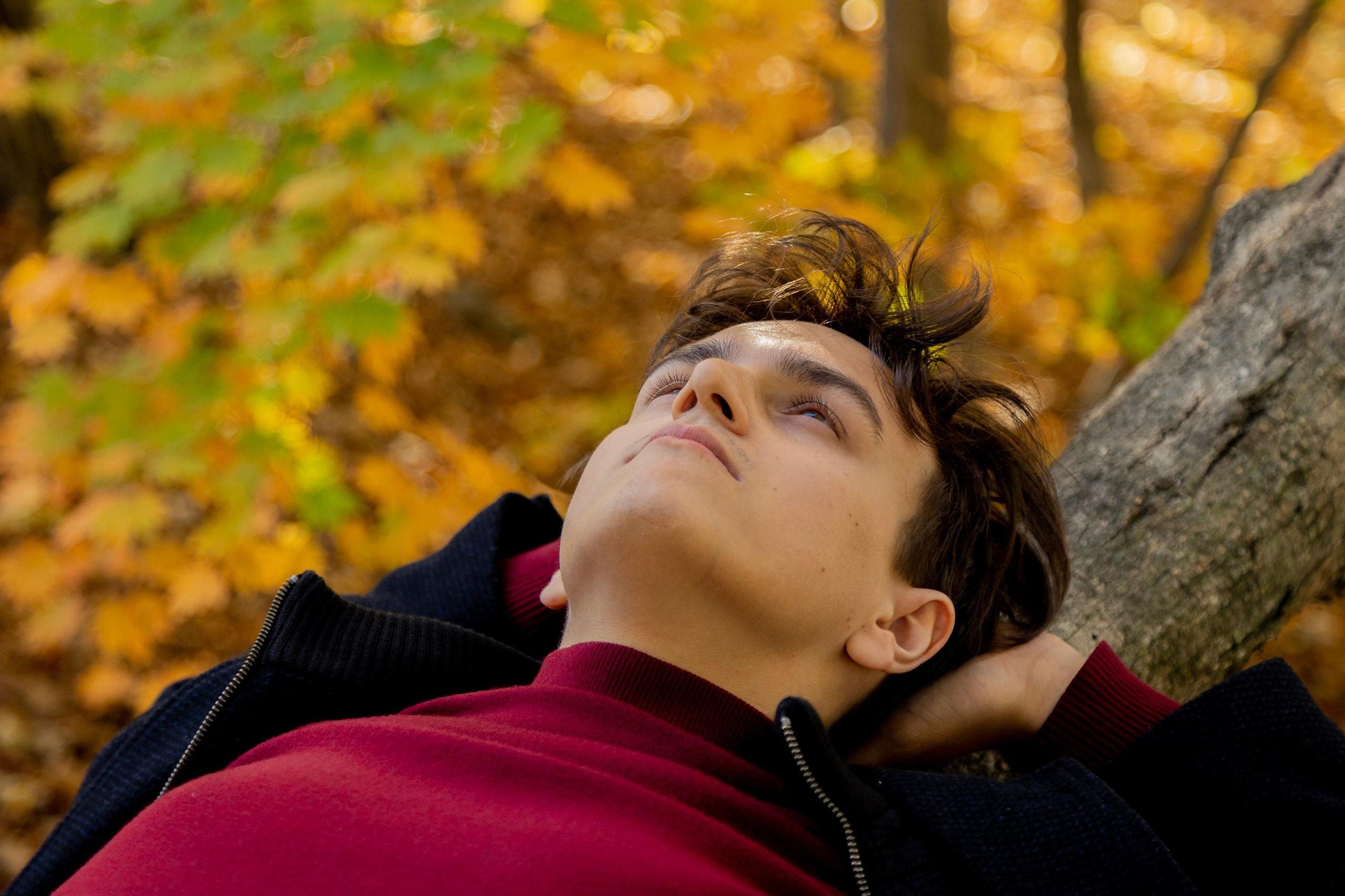 Портрет Осень в парке. Репортажный и портретный фотограф в Владивостоке