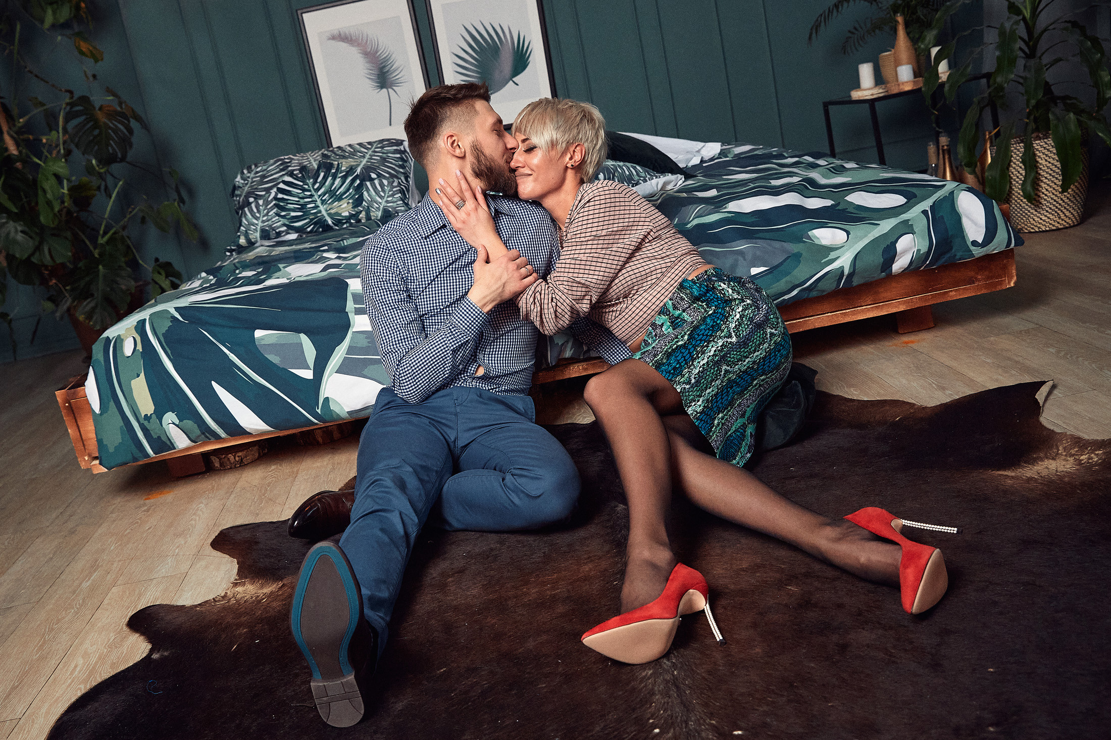 Фотосессия в студии для пары. Свадебный фотограф Антон Артюшин. Работаю в Нижнем Новгороде и Москве