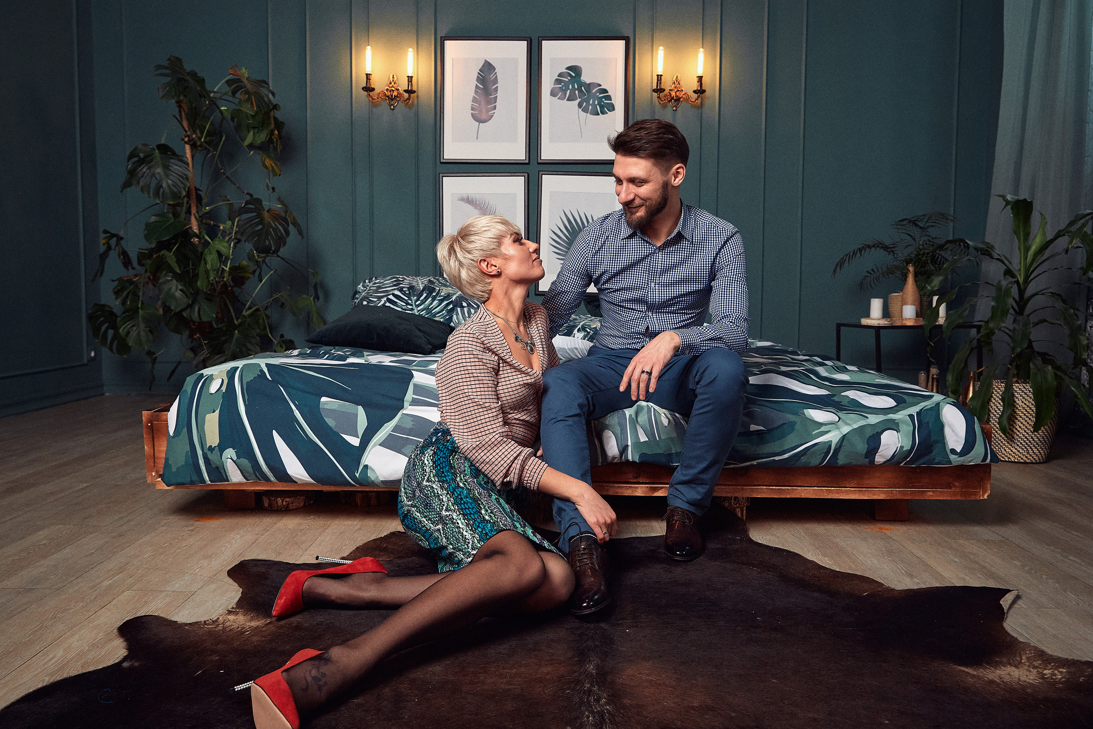 Фотосессия в студии для пары. Свадебный фотограф Антон Артюшин. Работаю в Нижнем Новгороде и Москве