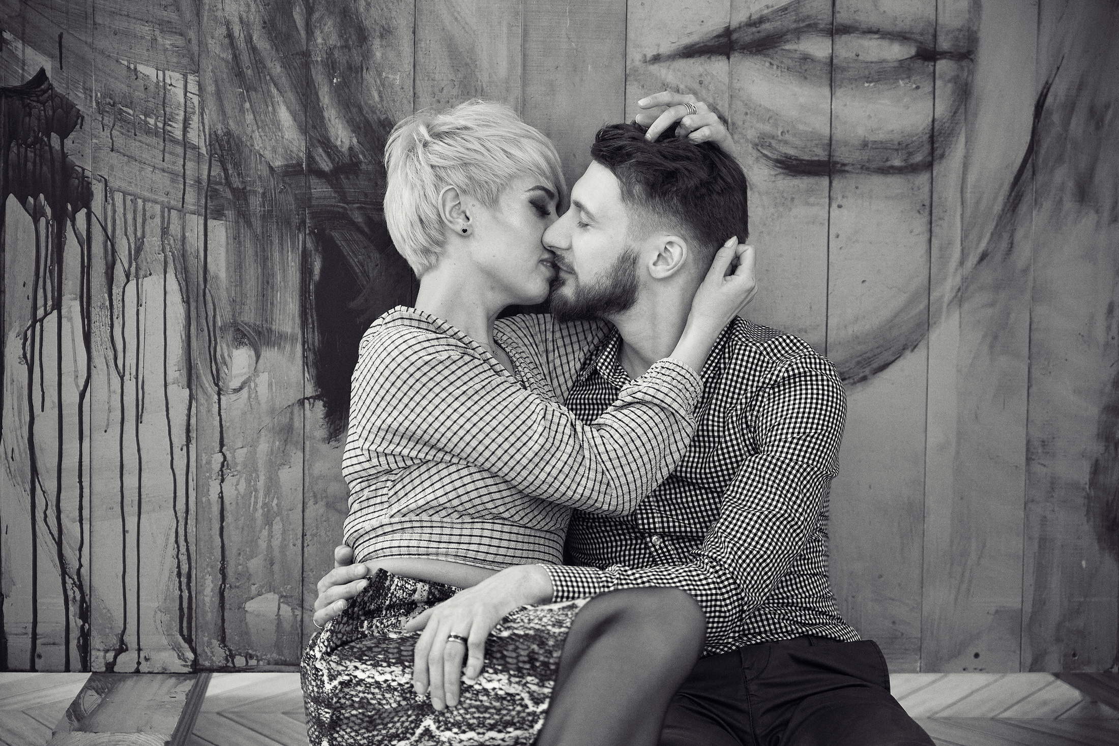 Фотосессия в студии для пары. Свадебный фотограф Антон Артюшин. Работаю в Нижнем Новгороде и Москве