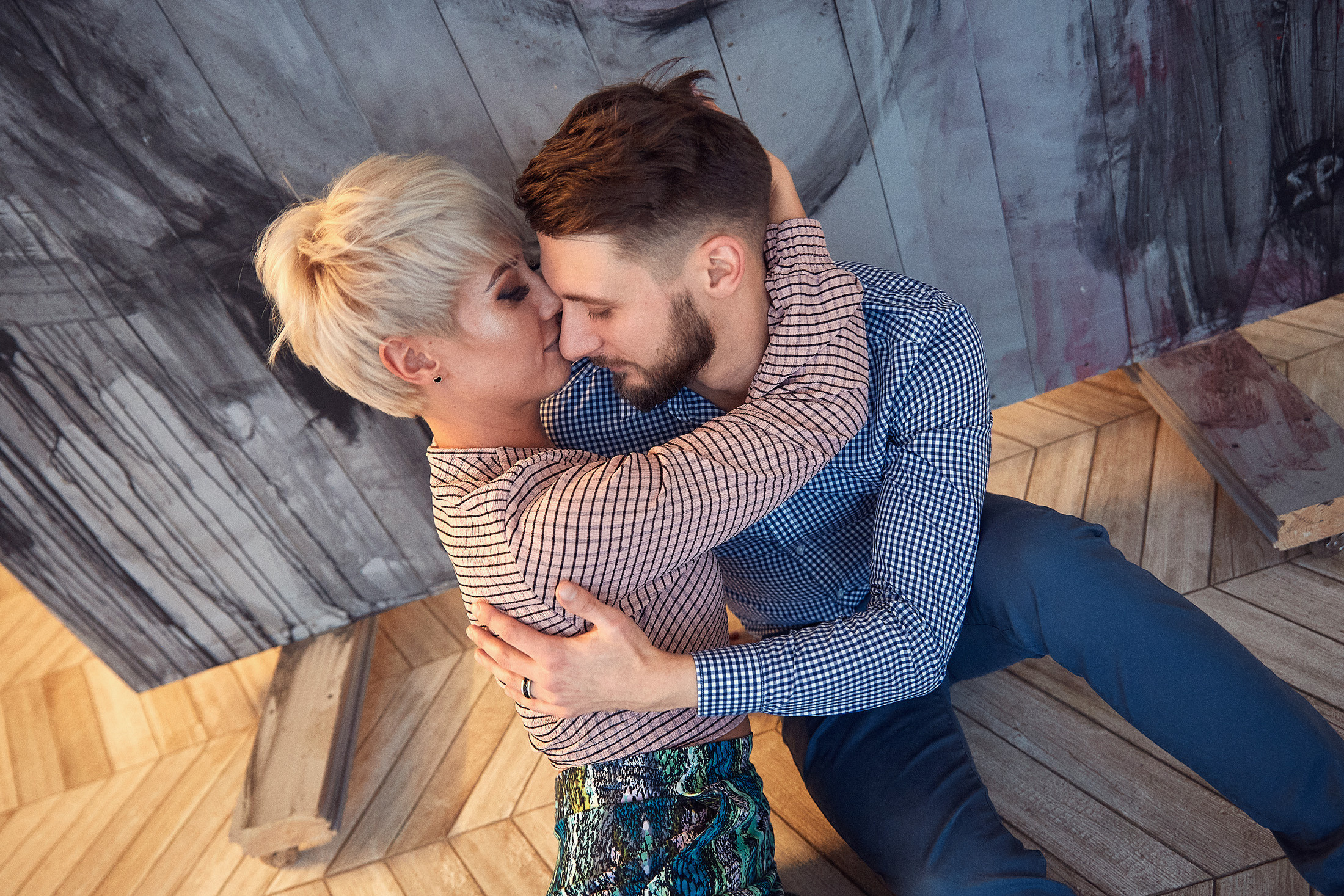 Фотосессия в студии для пары. Свадебный фотограф Антон Артюшин. Работаю в Нижнем Новгороде и Москве