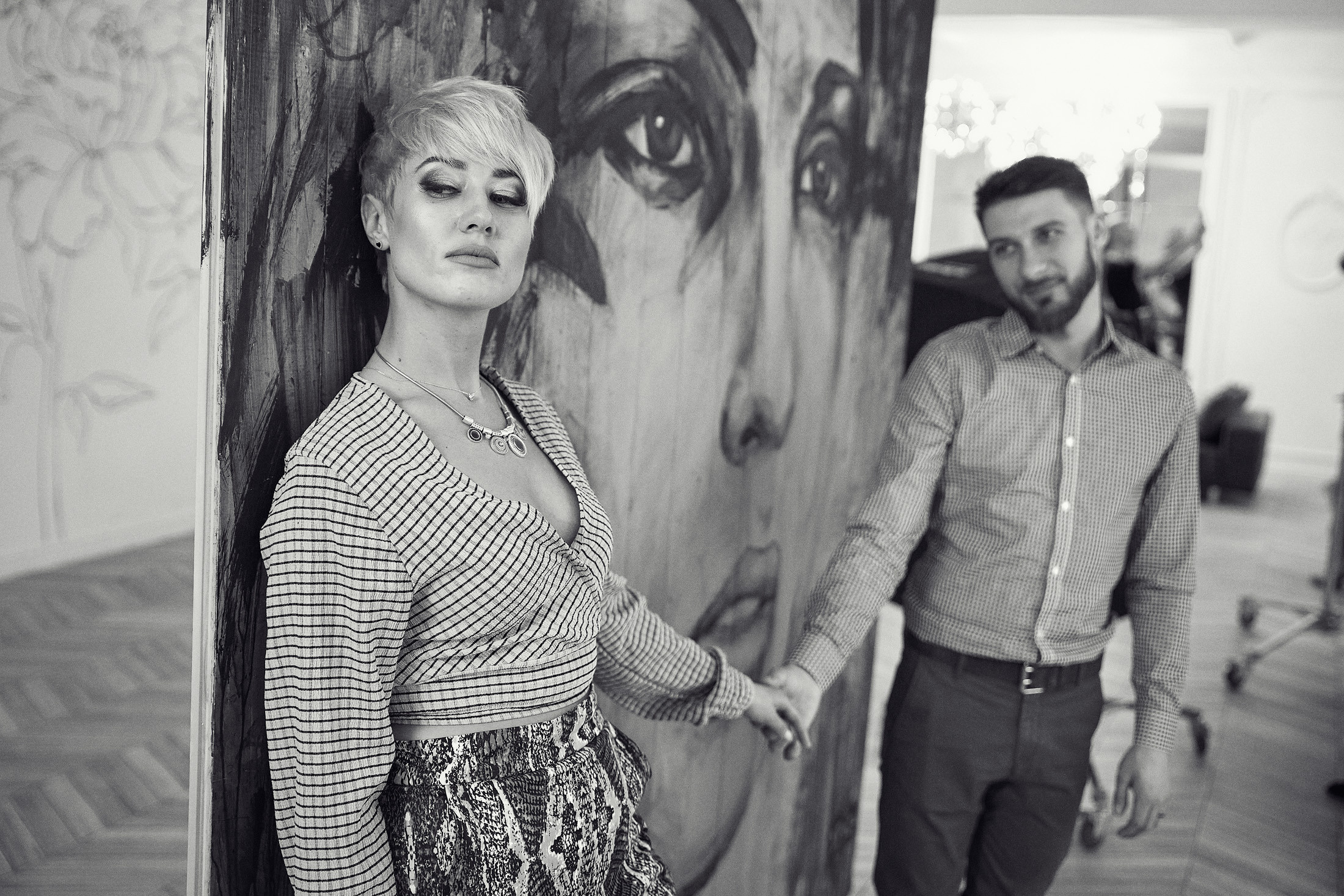 Фотосессия в студии для пары. Свадебный фотограф Антон Артюшин. Работаю в Нижнем Новгороде и Москве