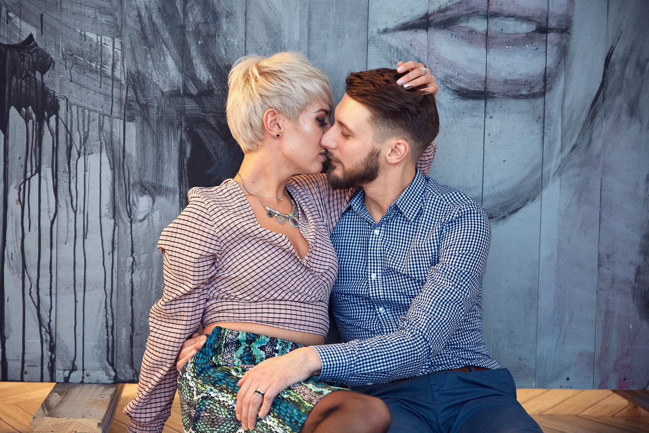 Фотосессия в студии для пары. Свадебный фотограф Антон Артюшин. Работаю в Нижнем Новгороде и Москве