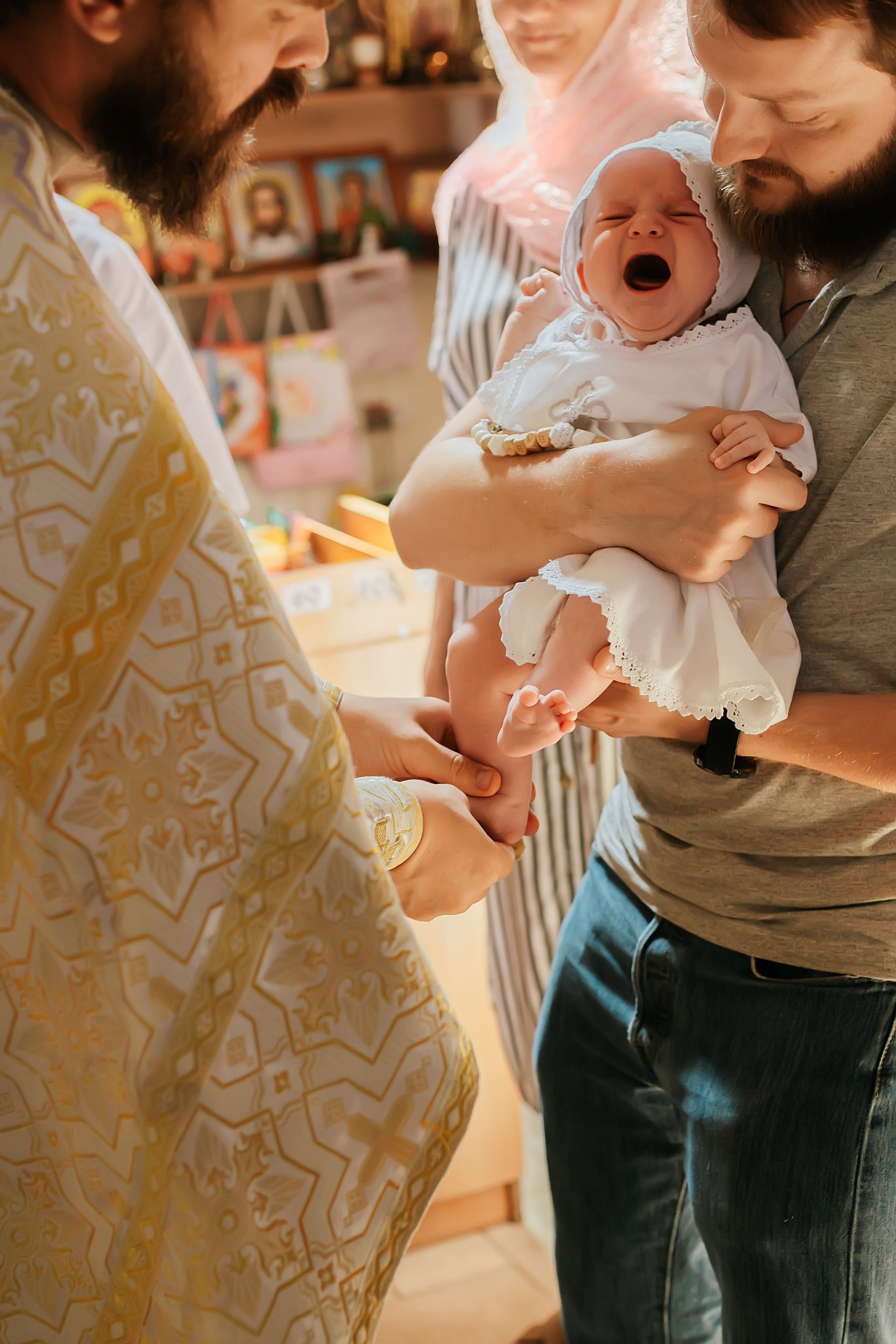 Крещение Валерии. Школьный и детский фотограф Старожилово