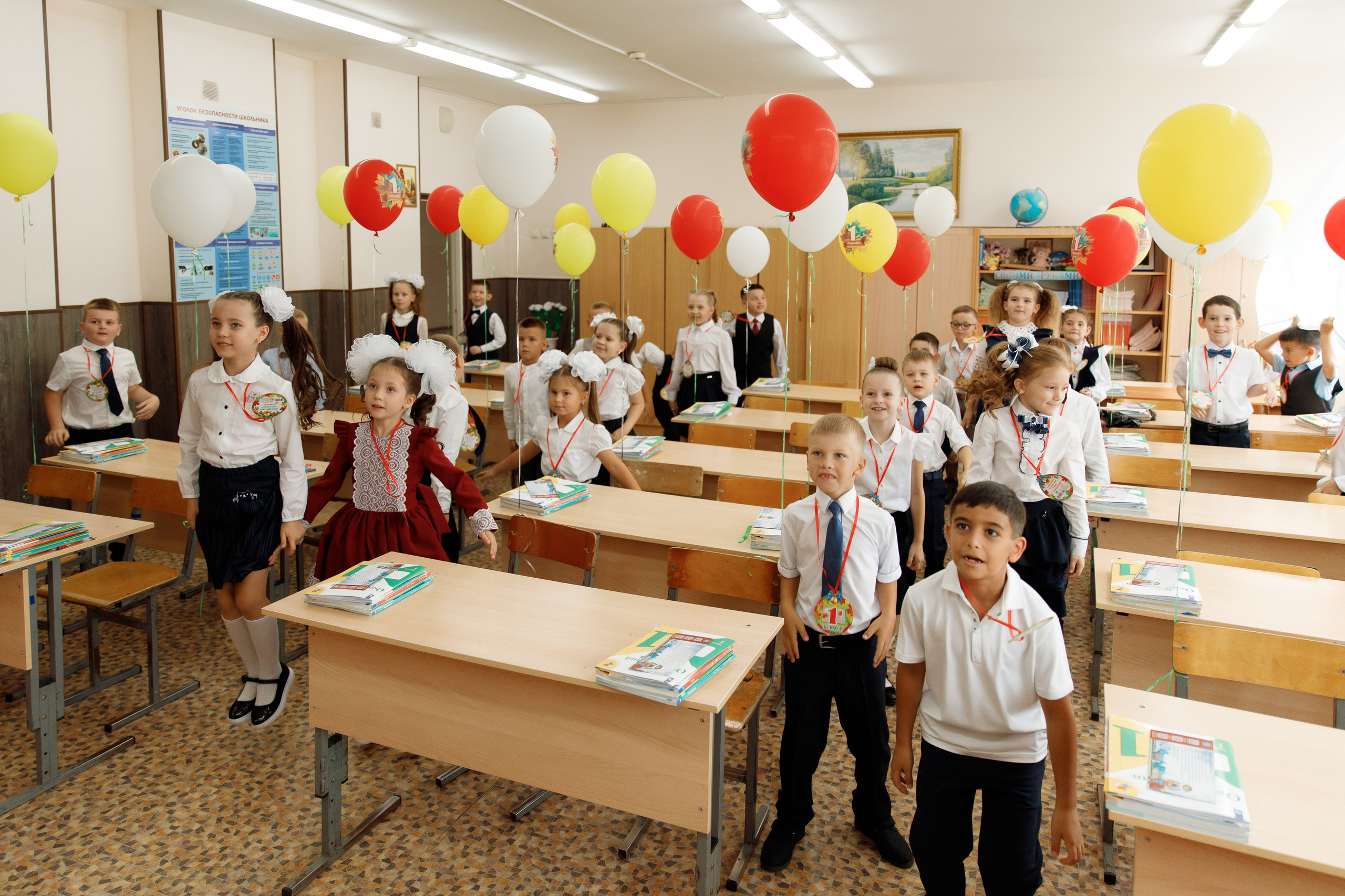 Школа № 33 1 «А» класс. Свадебный, семейный и школьный фотограф в Сызрани Максим Баталов