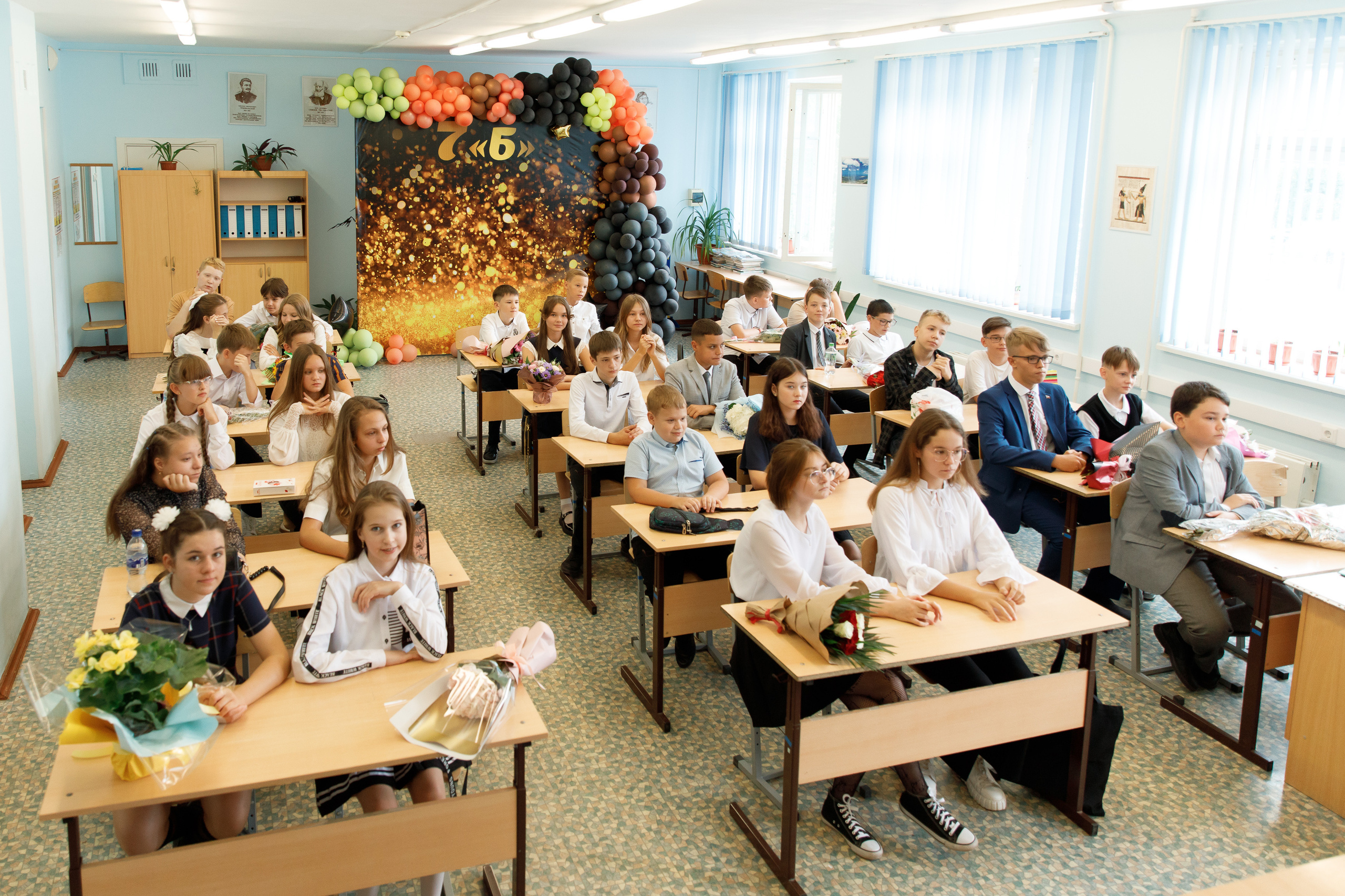 Школа № 33 7 «Б» класс. Свадебный, семейный и школьный фотограф в Сызрани Максим Баталов