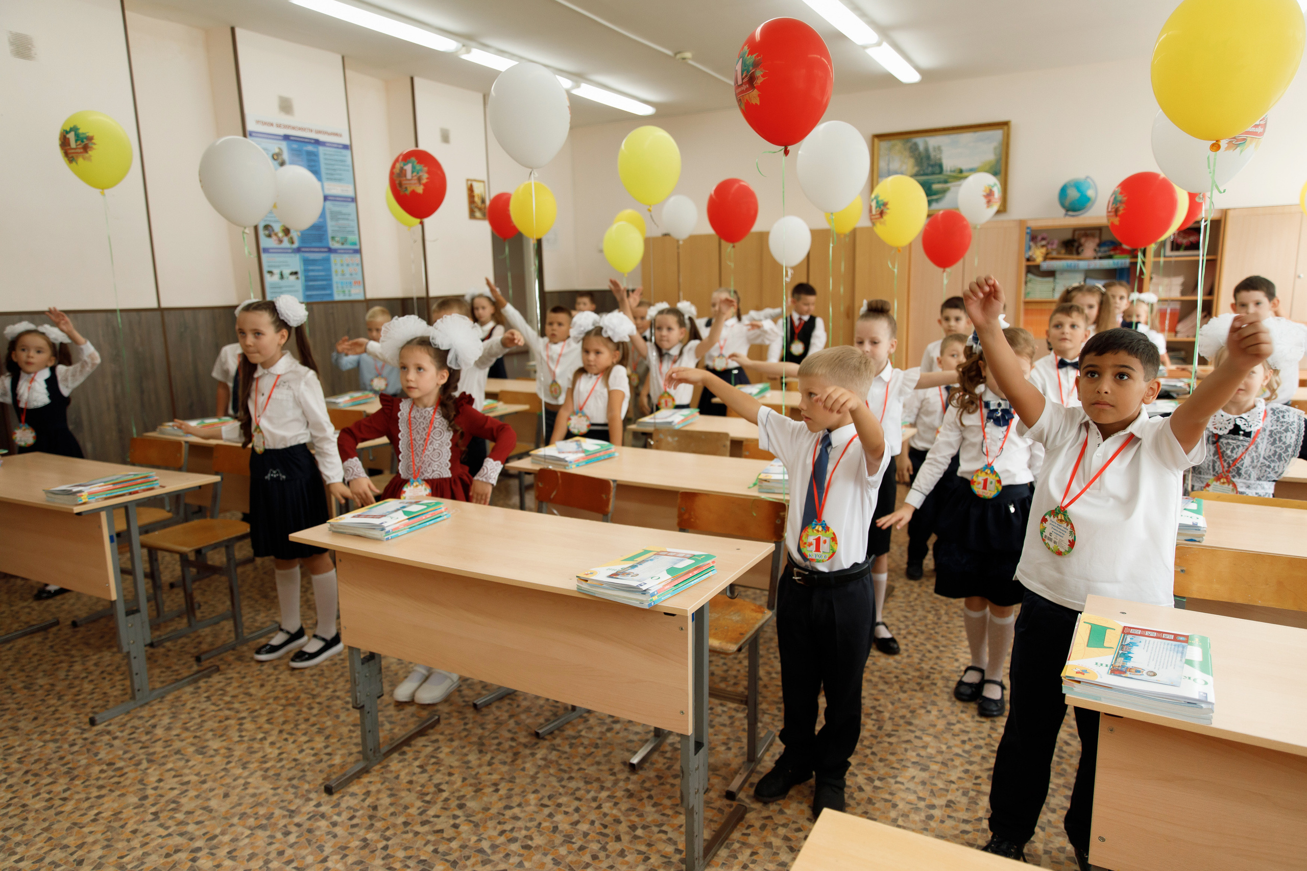 Школа № 33 1 «А» класс. Свадебный, семейный и школьный фотограф в Сызрани Максим Баталов