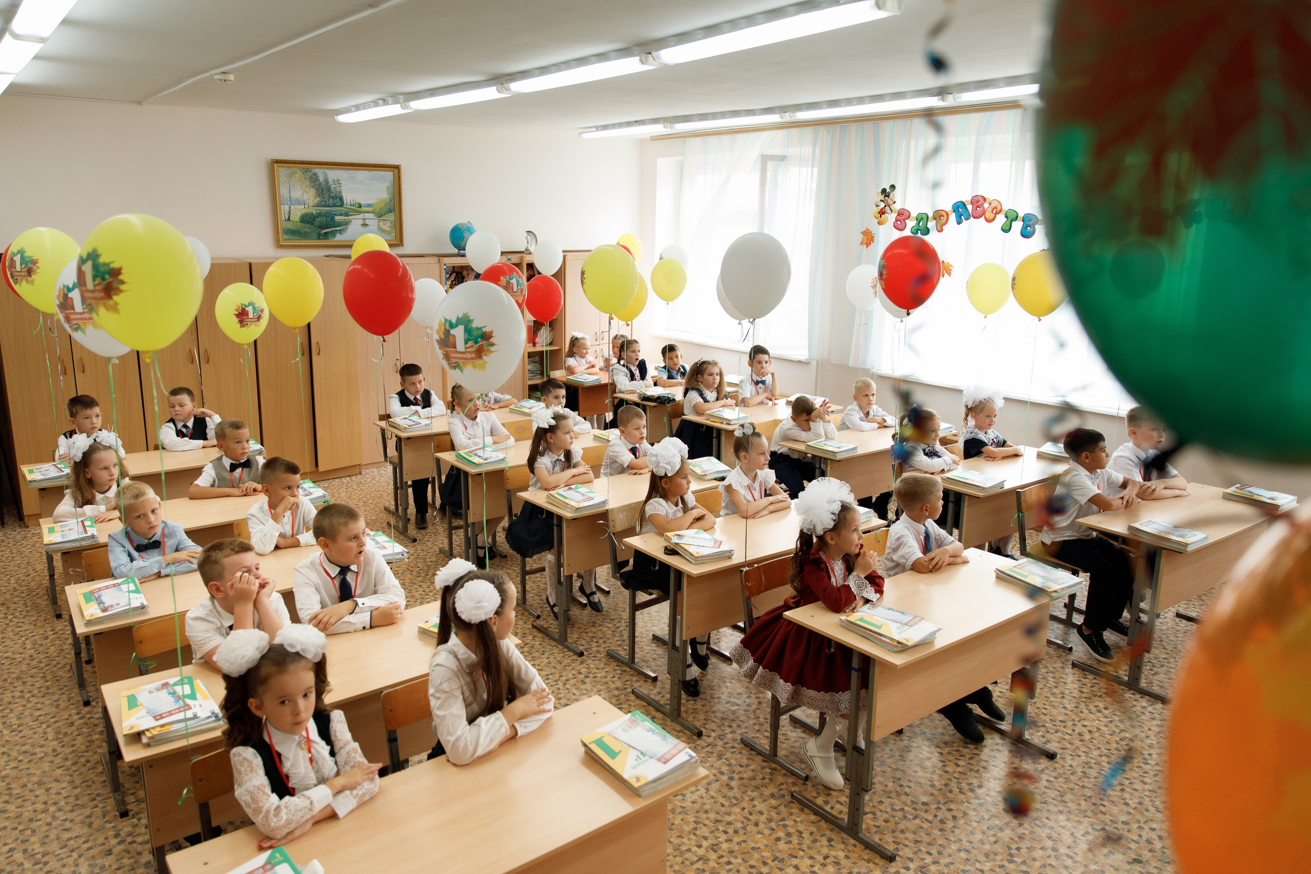 Школа № 33 1 «А» класс. Свадебный, семейный и школьный фотограф в Сызрани Максим Баталов