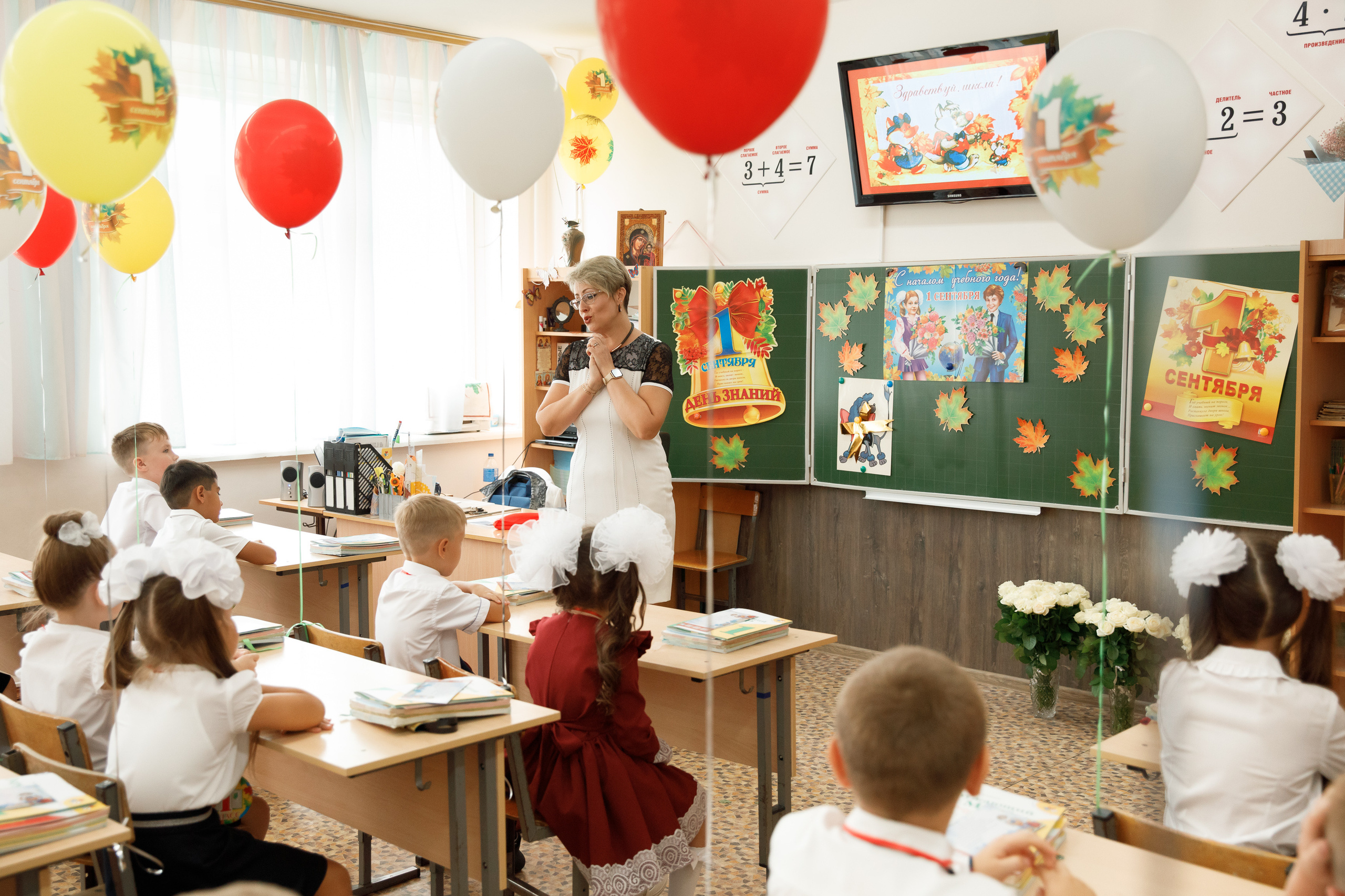 Школа № 33 1 «А» класс. Свадебный, семейный и школьный фотограф в Сызрани Максим Баталов