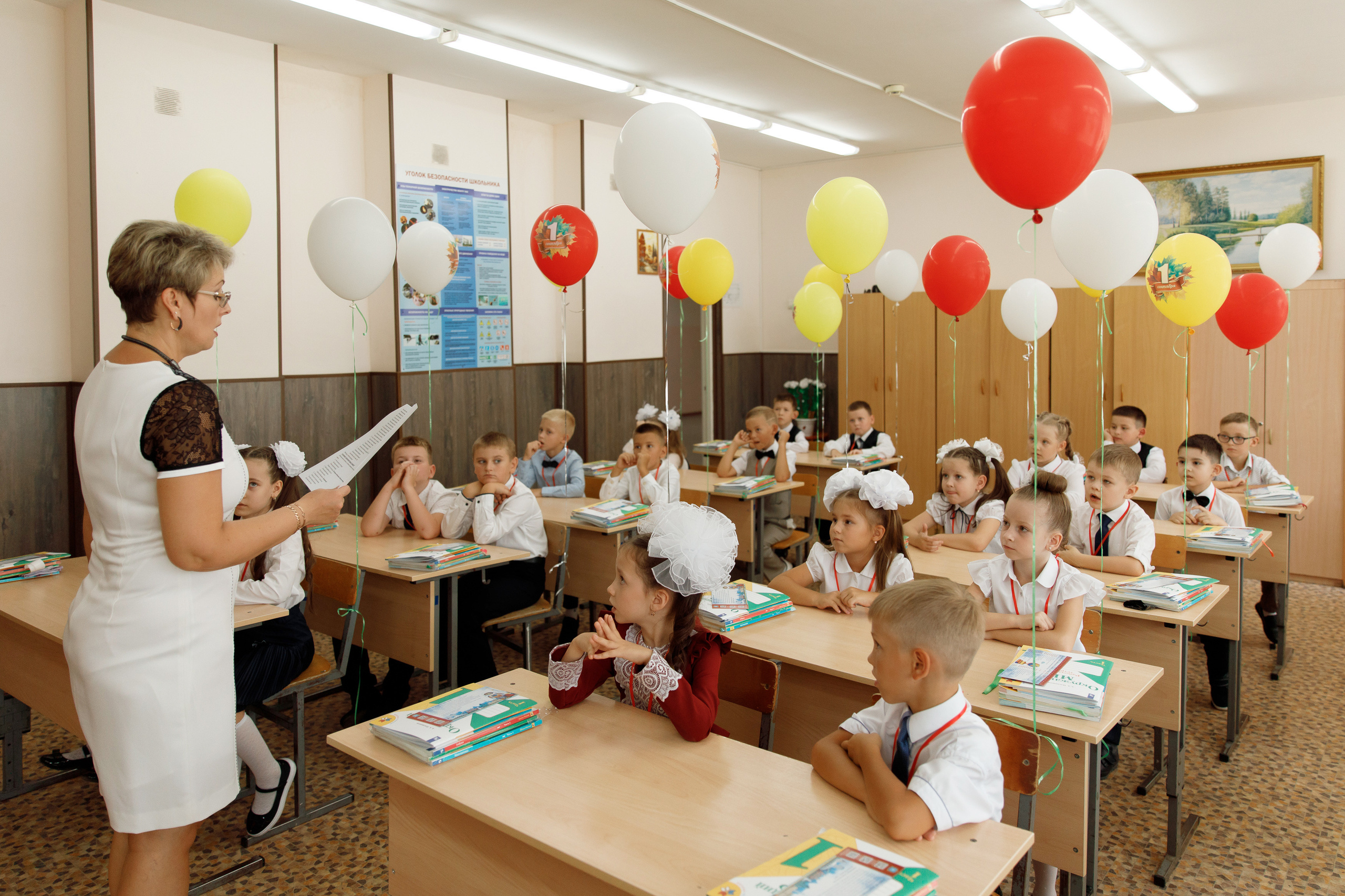 Школа № 33 1 «А» класс. Свадебный, семейный и школьный фотограф в Сызрани Максим Баталов