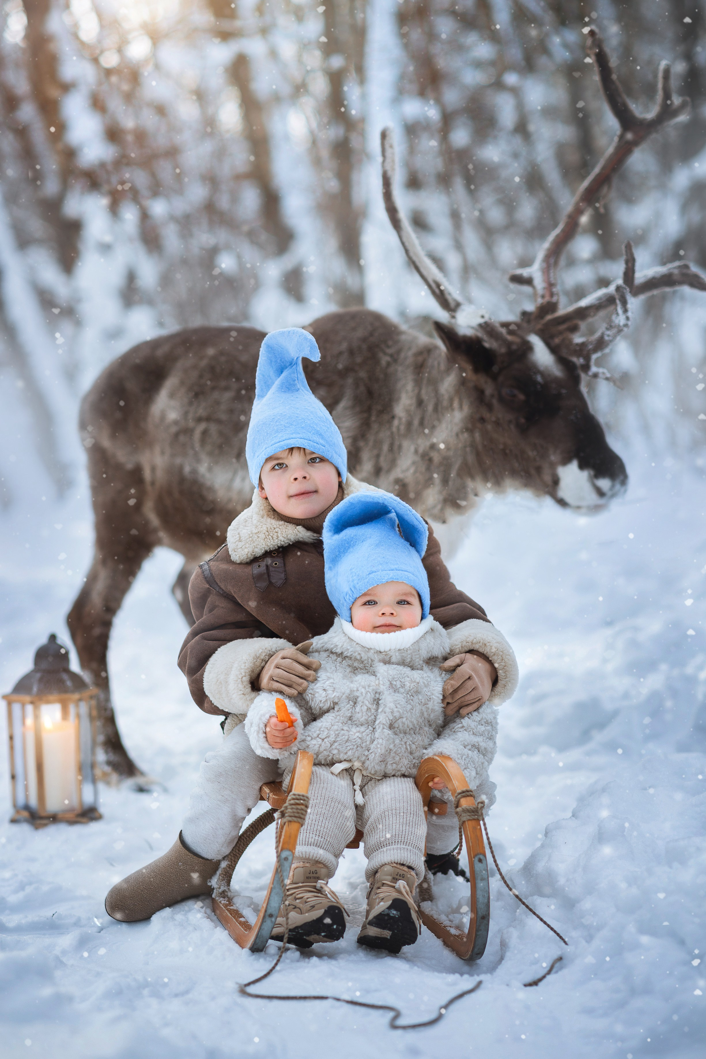Фотосессии с оленями. Фотограф Лия Милк | Москва, Подмосковье