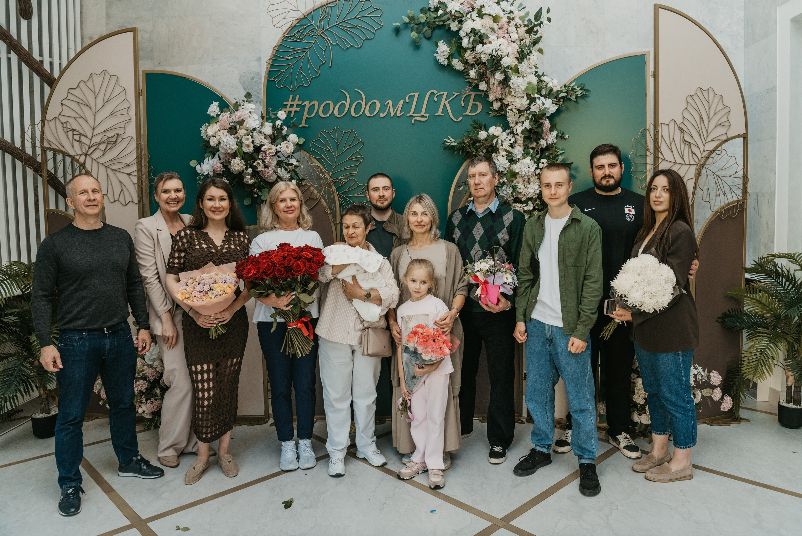Выписка Евы в ЦКБ. Фотограф на выписку из роддома в Москве и МО
