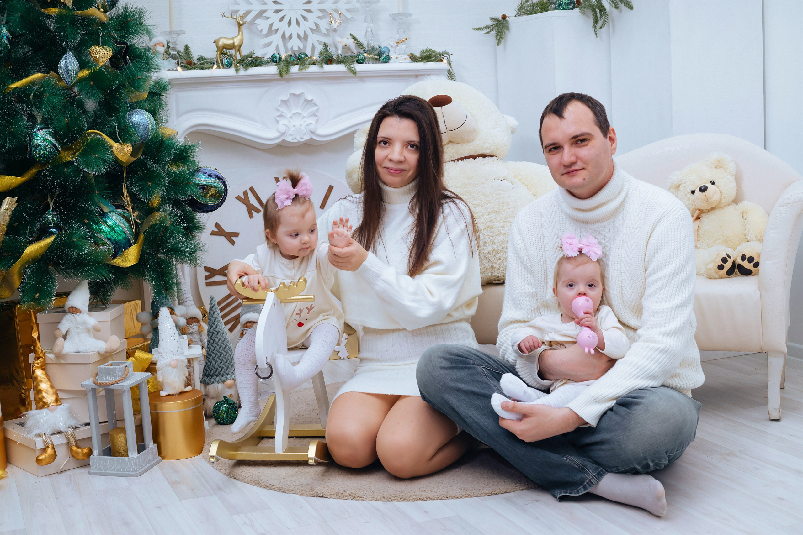 Годик и Новый год. Фотограф новорожденных Химки, Красногорск, Мытищи и Москва Елена Третьяк