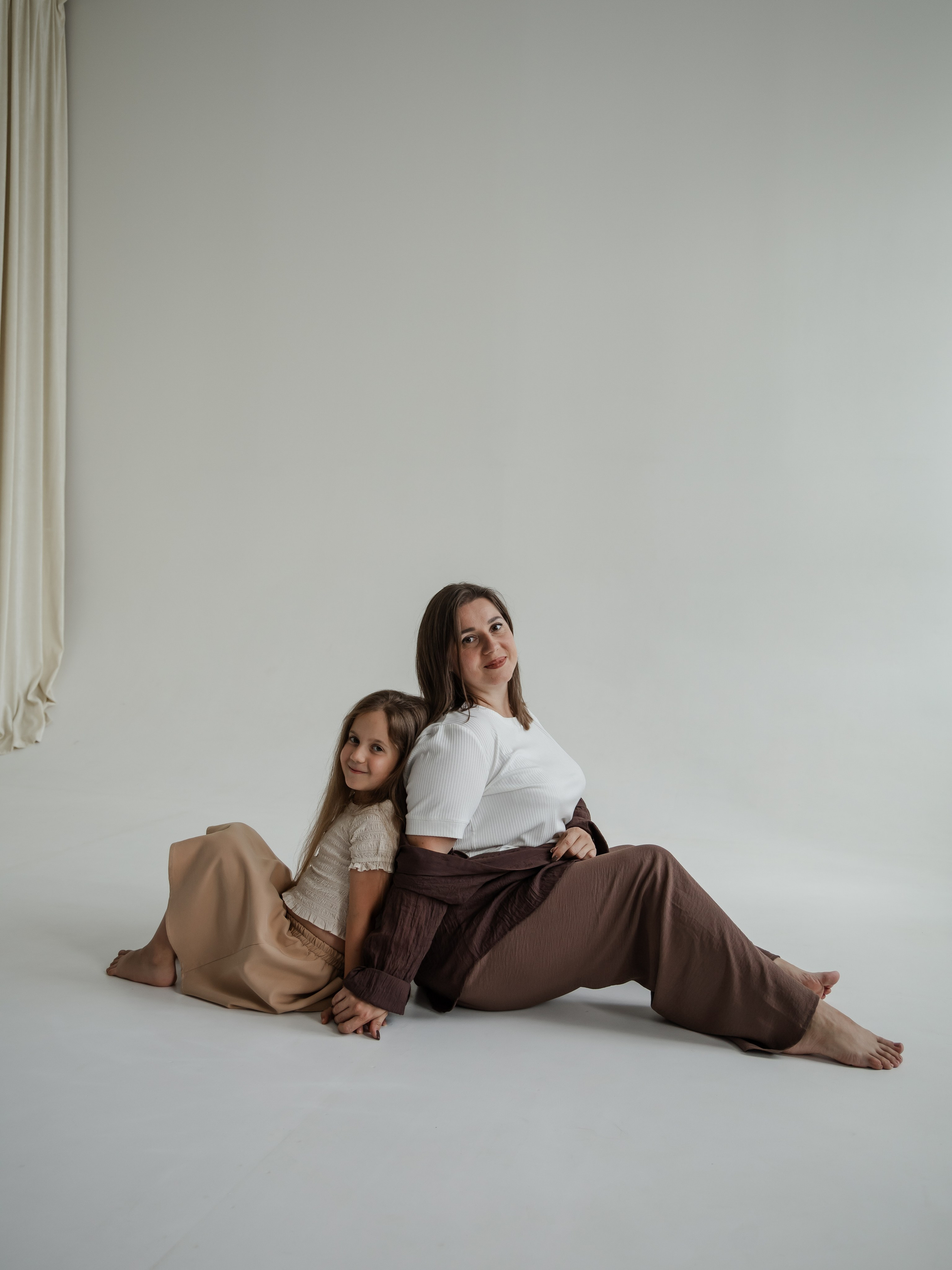 Ксения с дочкой. Фотограф Анастасия Борисова
