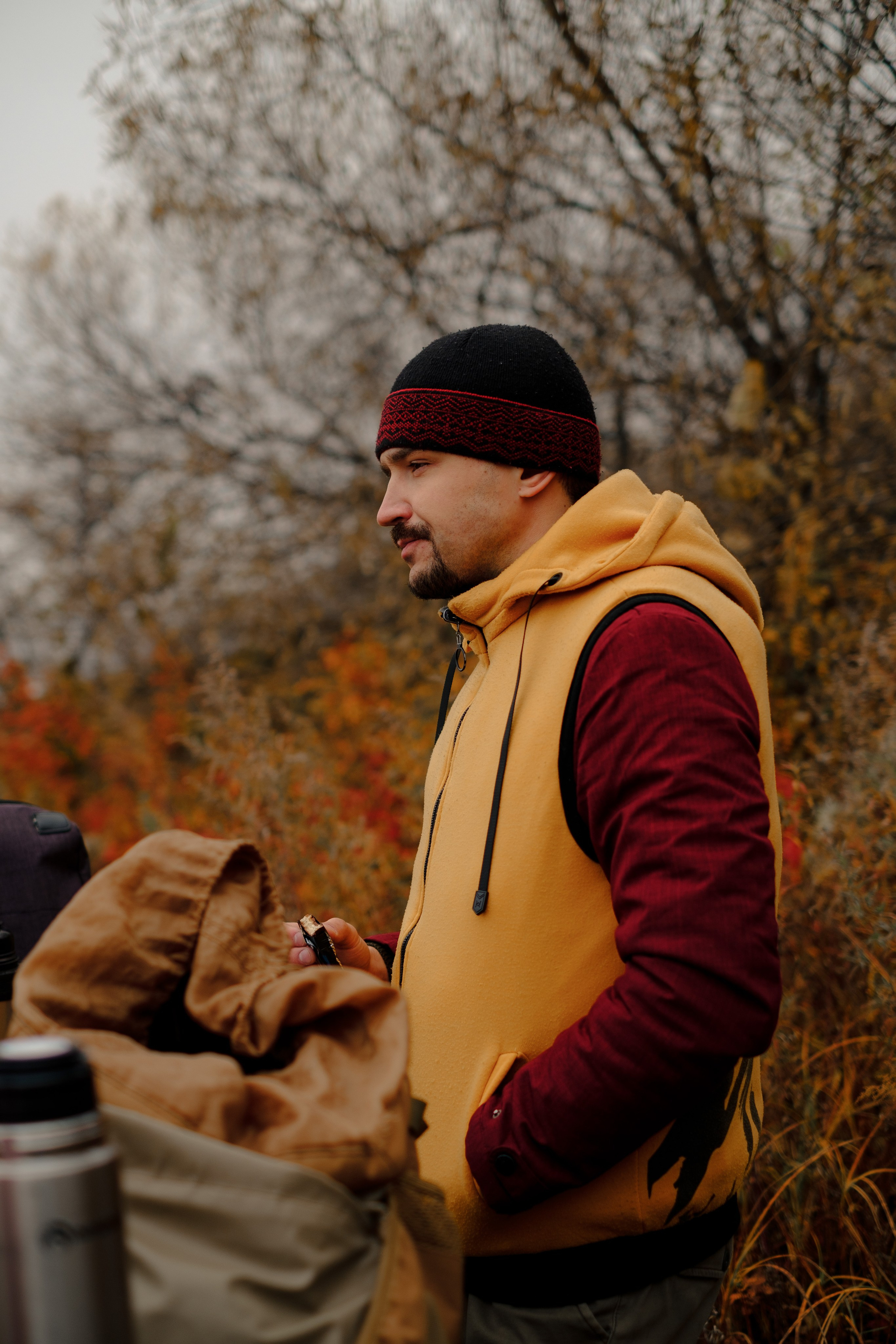 Михайловские столбы осенью. Фотограф Благовещенска Яна