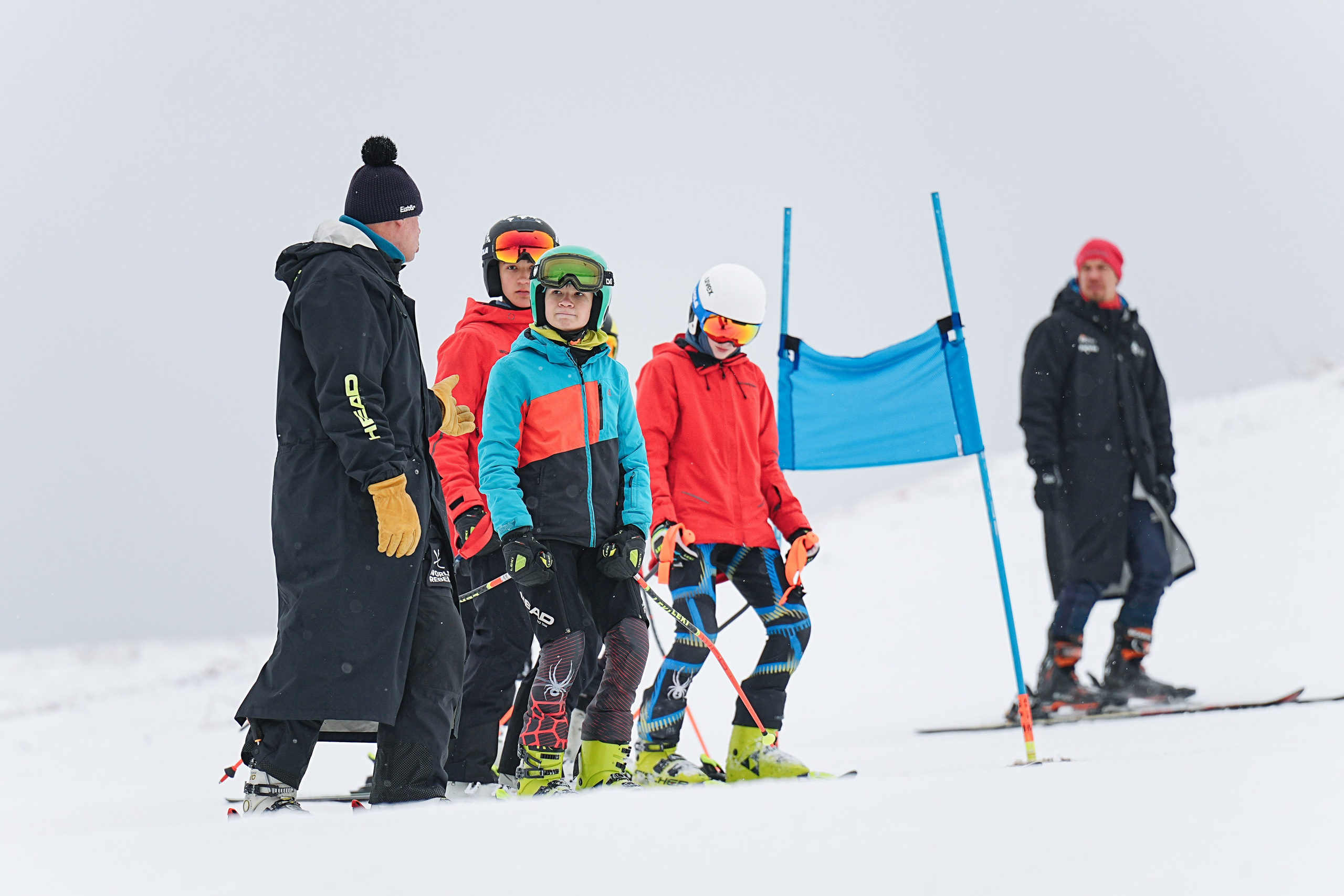 Горные лыжи. Первенство Центрального Федерального Округа. GS U14 Шуколово. Фотограф Студитский Евгений