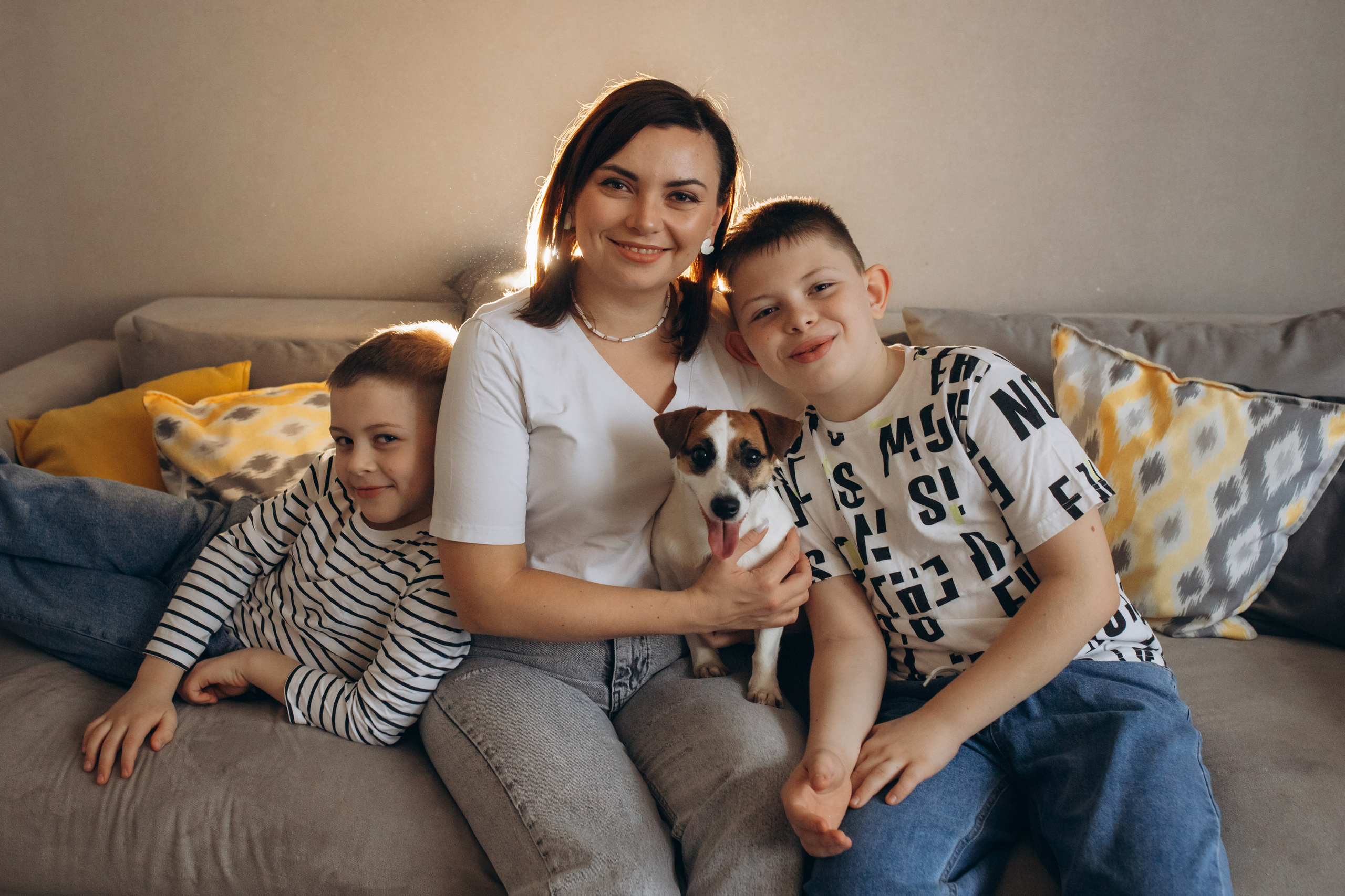 Татьяна, Захар, Миша. Семейный и домашний фотограф в Москве и МО Королева Валерия