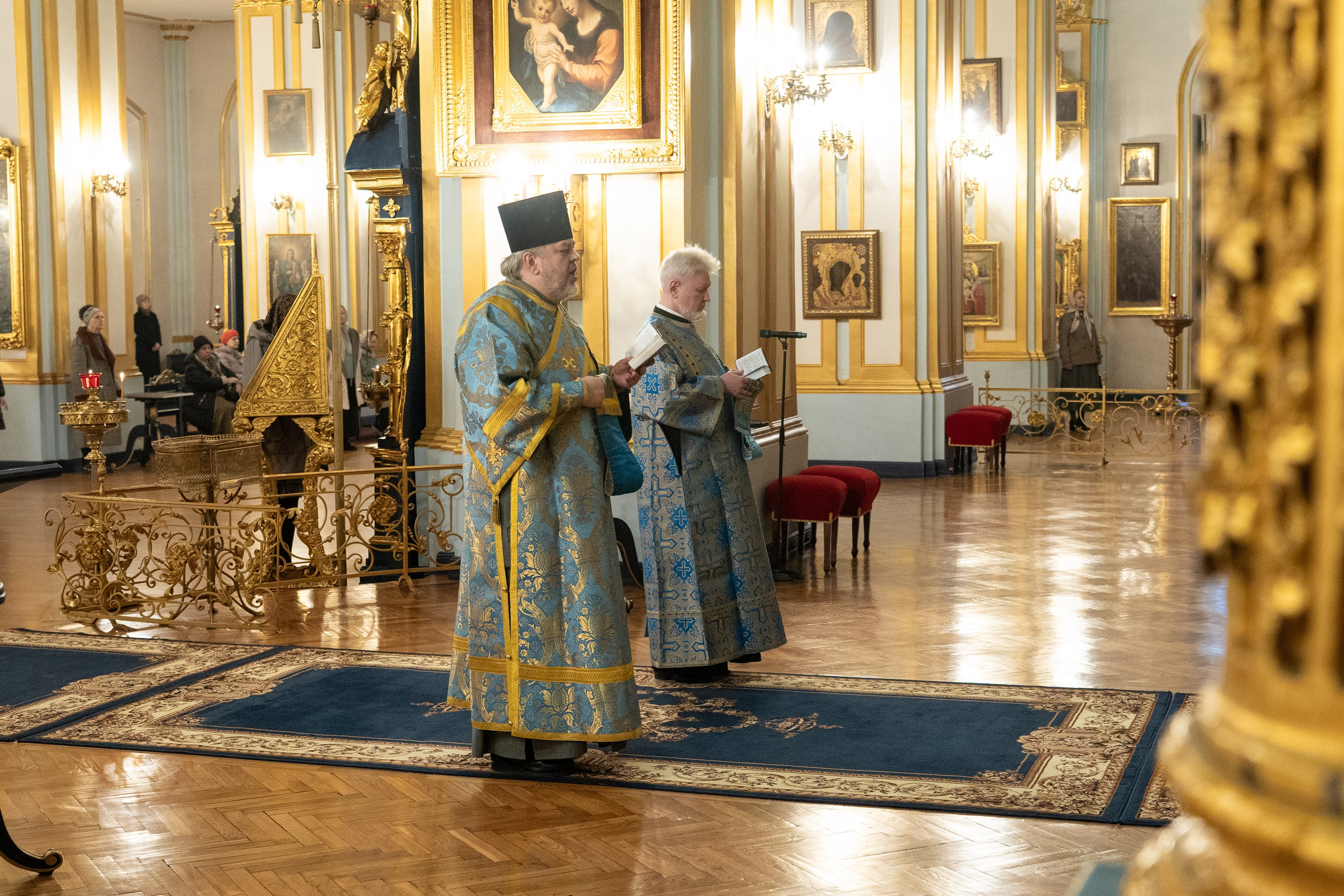 Утреня с акафистом Пресвятой Богородице. НИКОЛО-БОГОЯВЛЕНСКИЙ МОРСКОЙ СОБОР