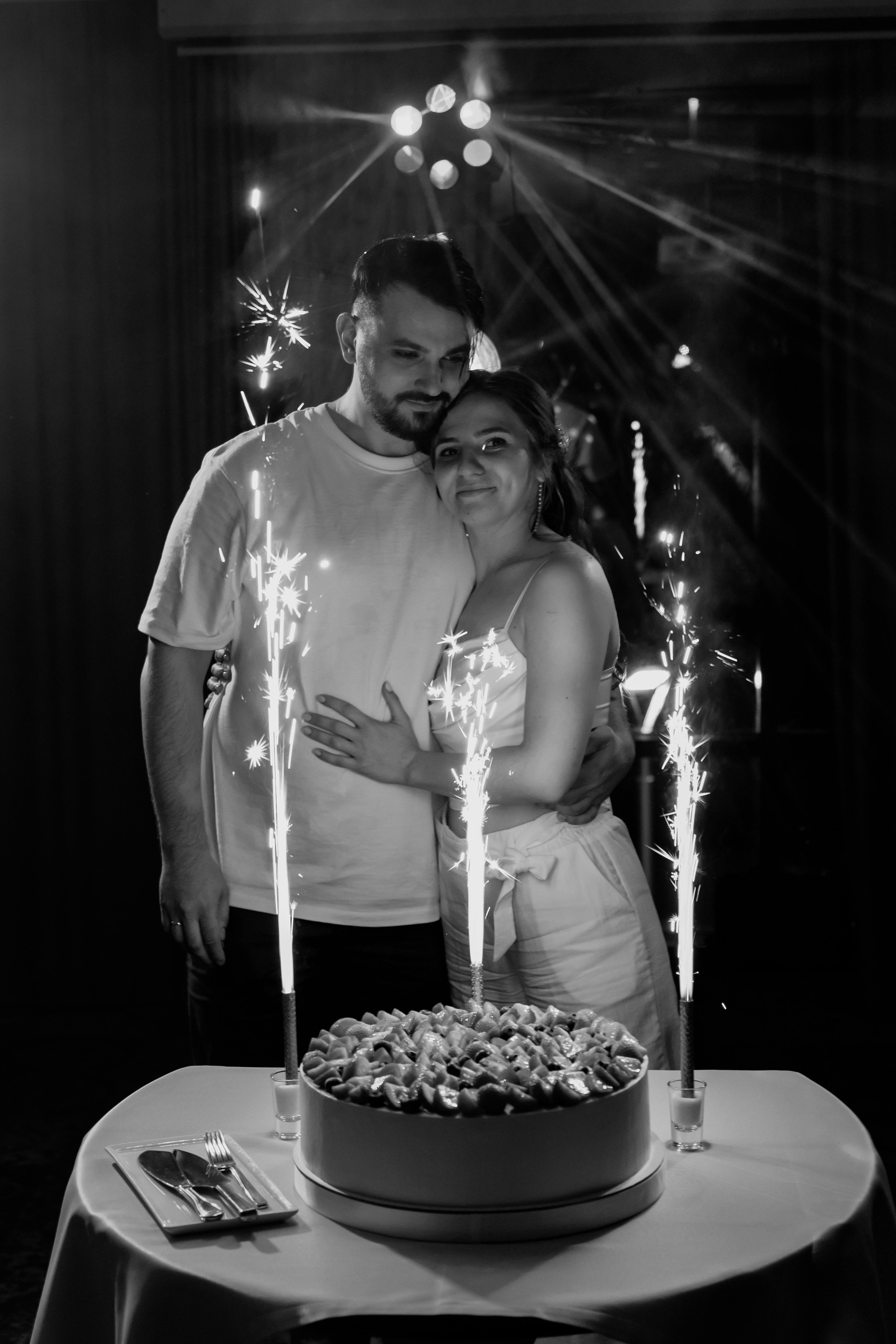 Бенгальские огни. Свадебный фотограф Калининград